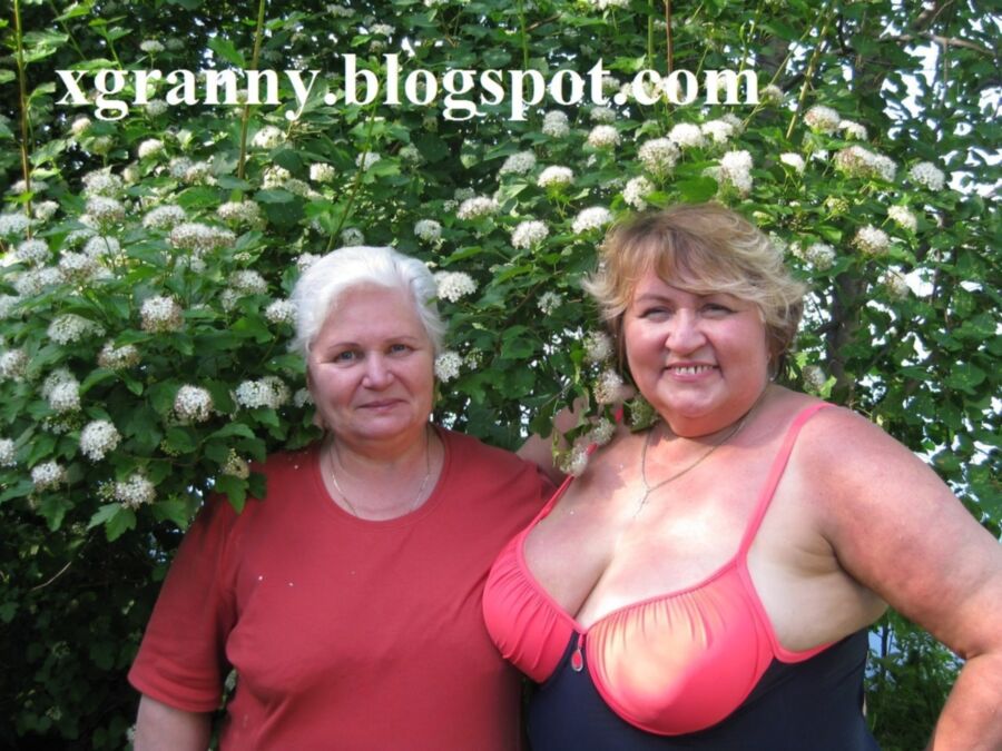 Russe BBW gros seins mamie