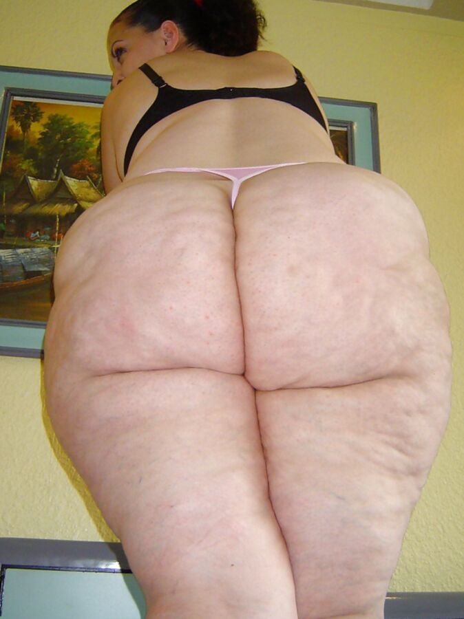 Cellulite butts with  thongs, whaletails and strings