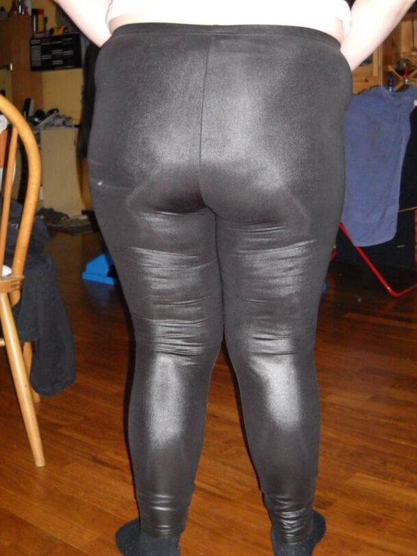 BBW glänzende Leggings