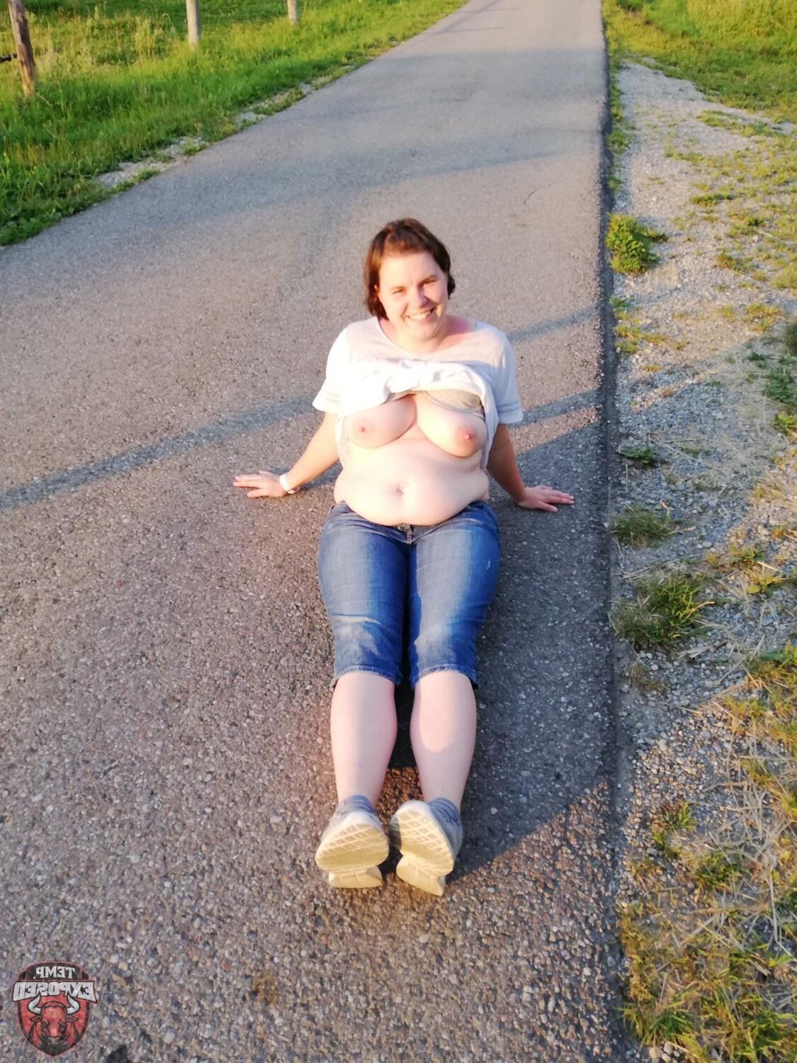 Nina exposed BBW from Germany