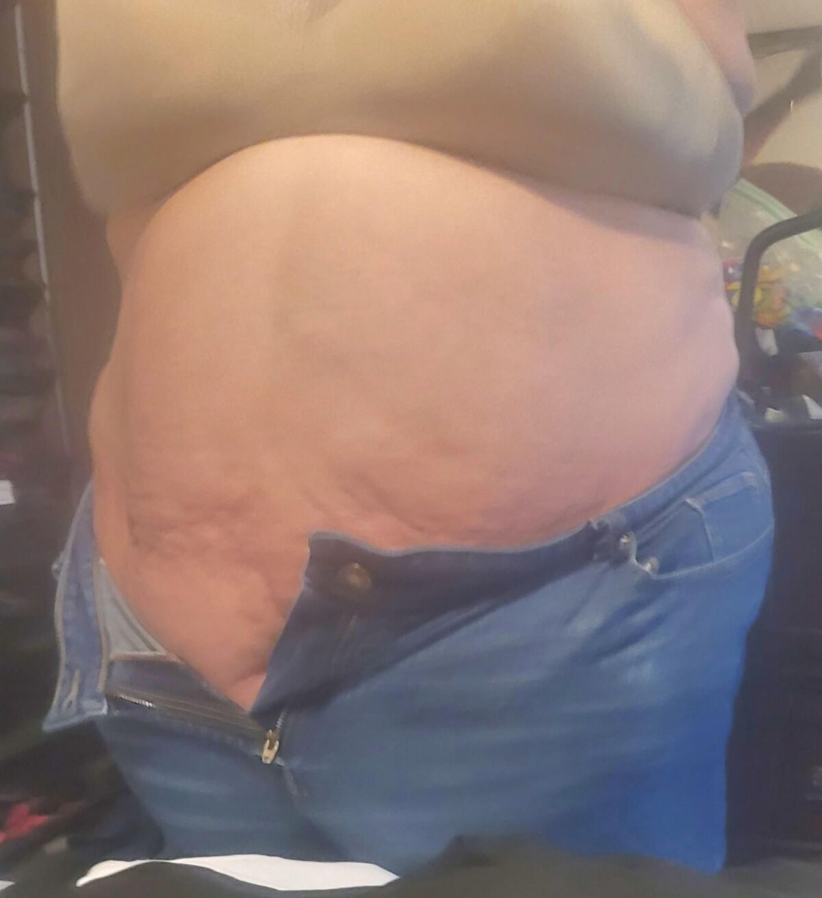 Bbw  wife belly 1