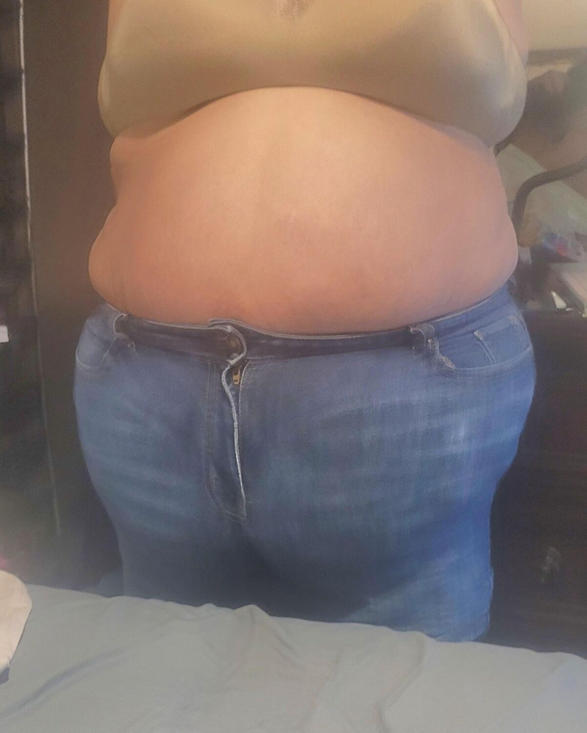 Bbw  wife belly 1