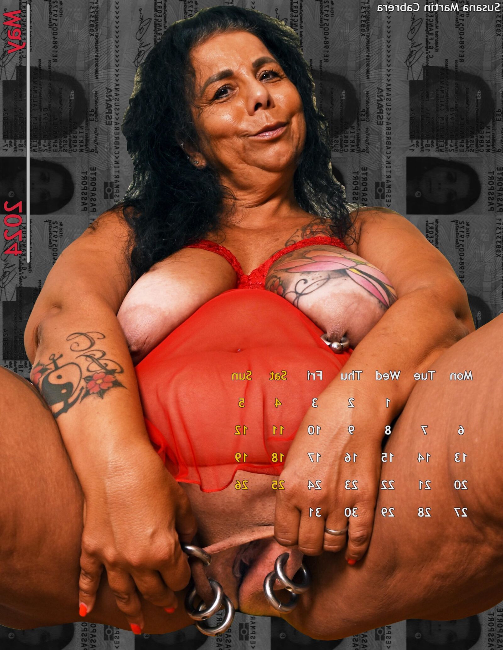 Ya era hora de mi calendario fetichista BBW de septiembre.