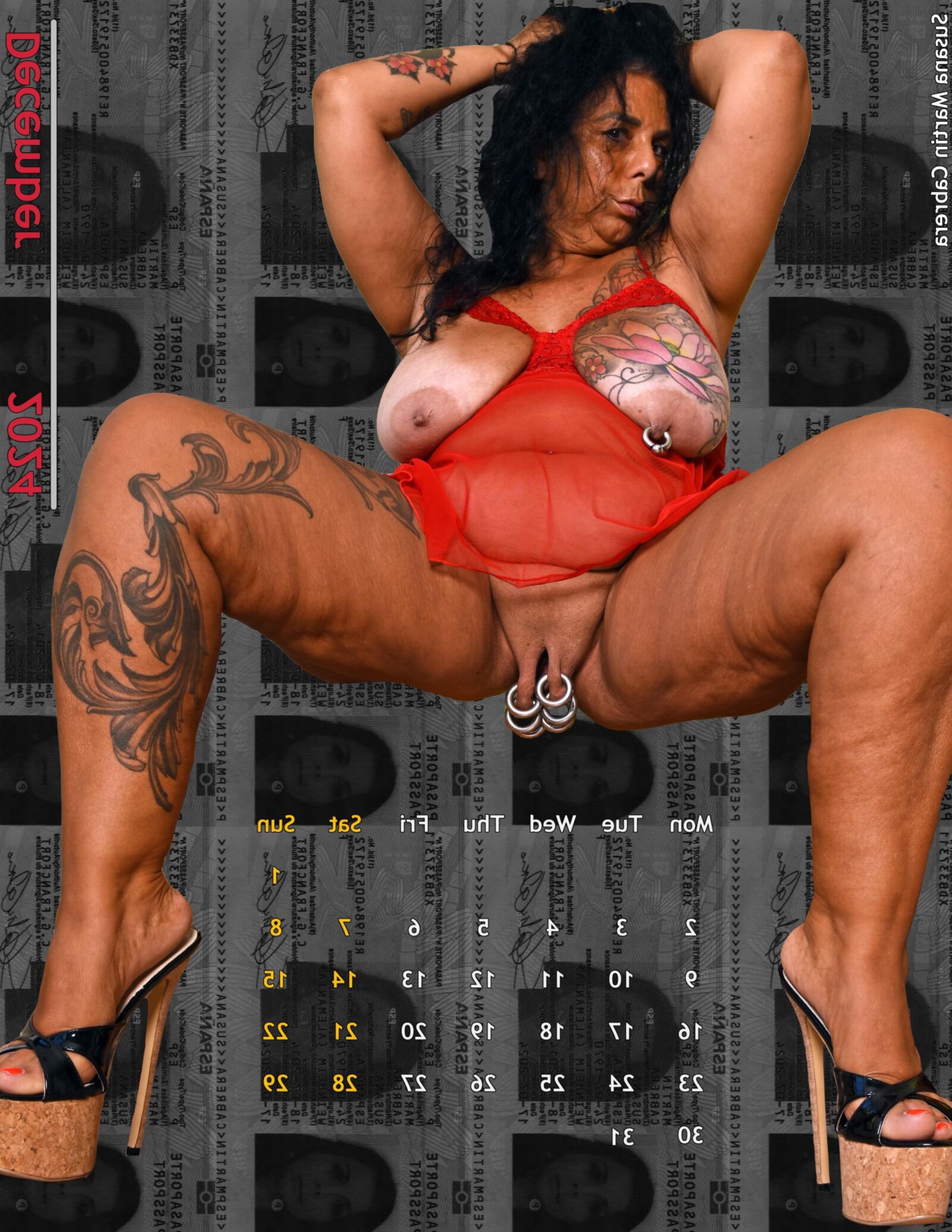 Il est temps pour mon calendrier fétichiste BBW de septembre