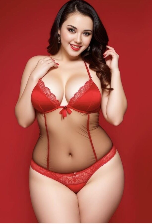 Sexy curvy models