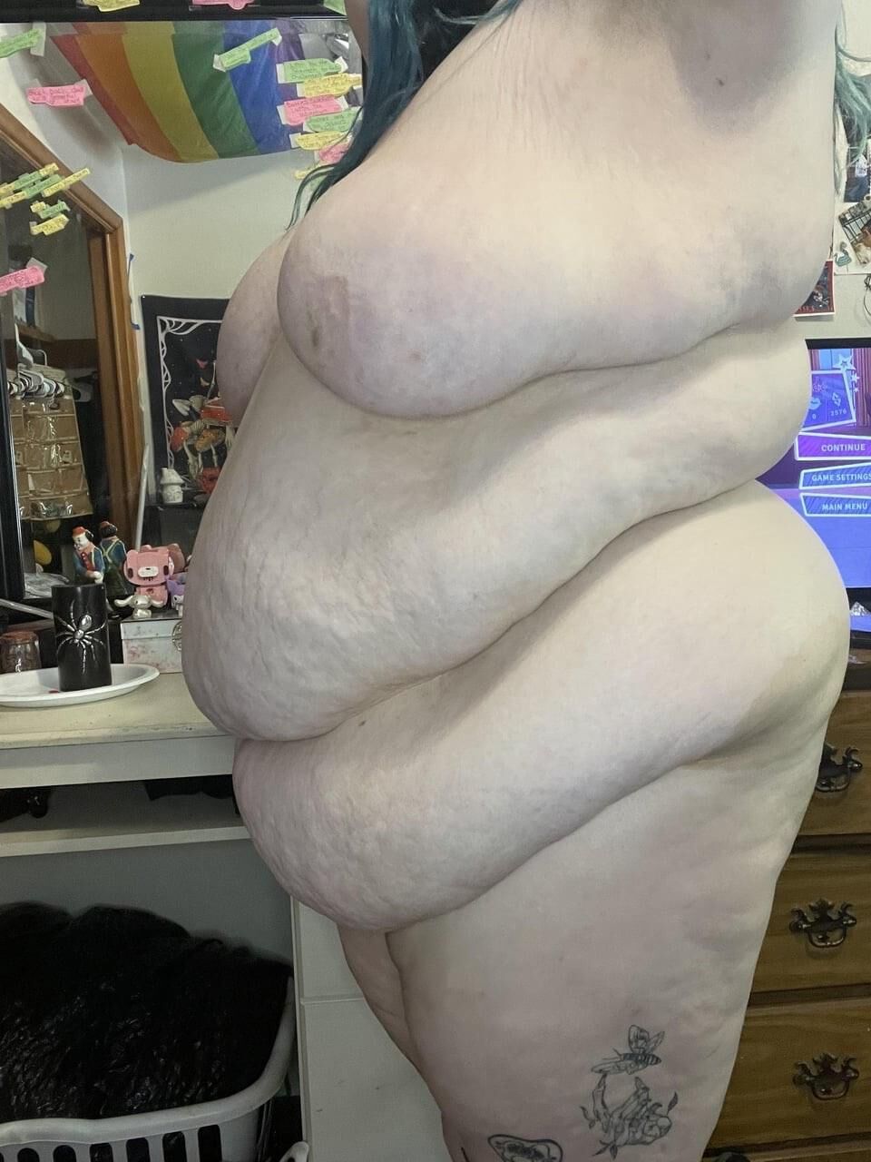 Linda Super Obesa Jovem Gorda