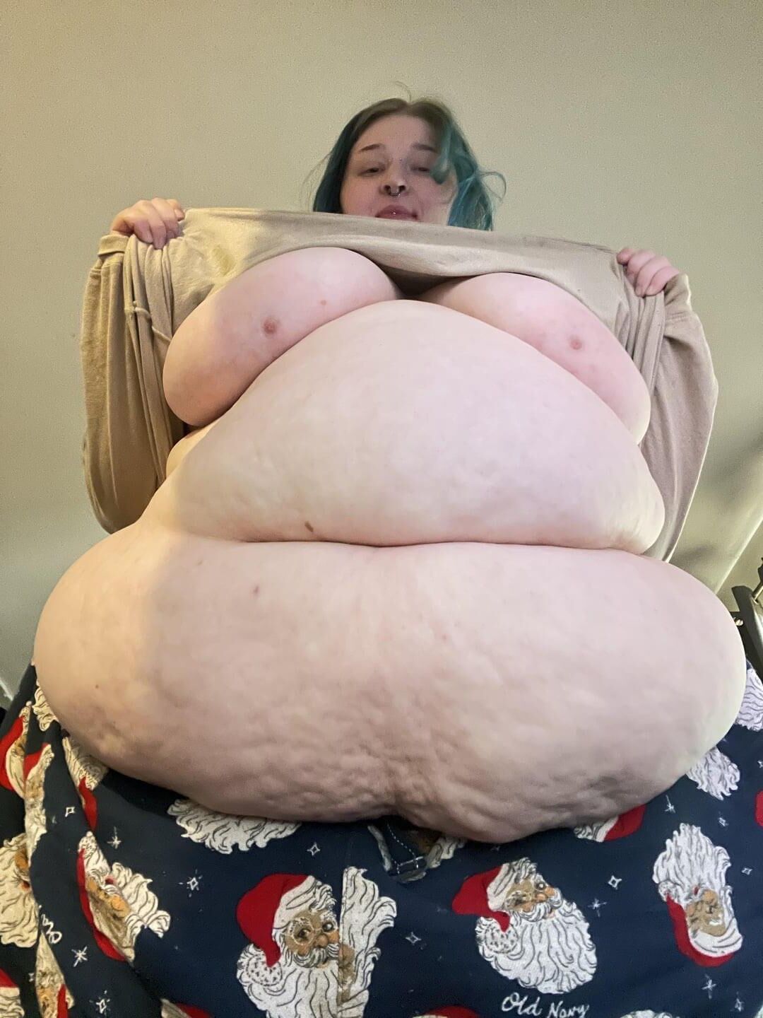 Linda Super Obesa Jovem Gorda