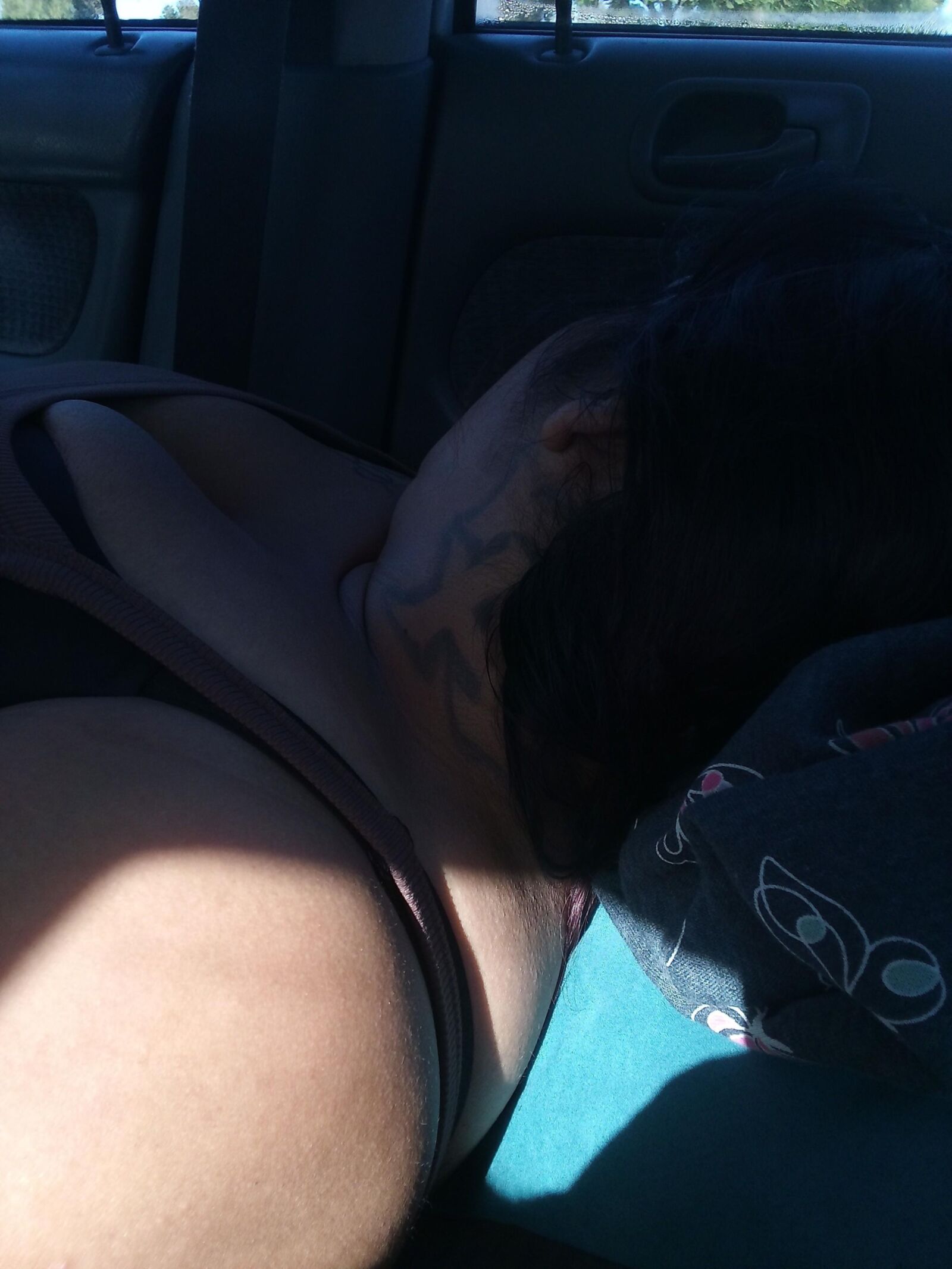 CHINA LOCA PASSED OUT DRUNK IN HER CAR