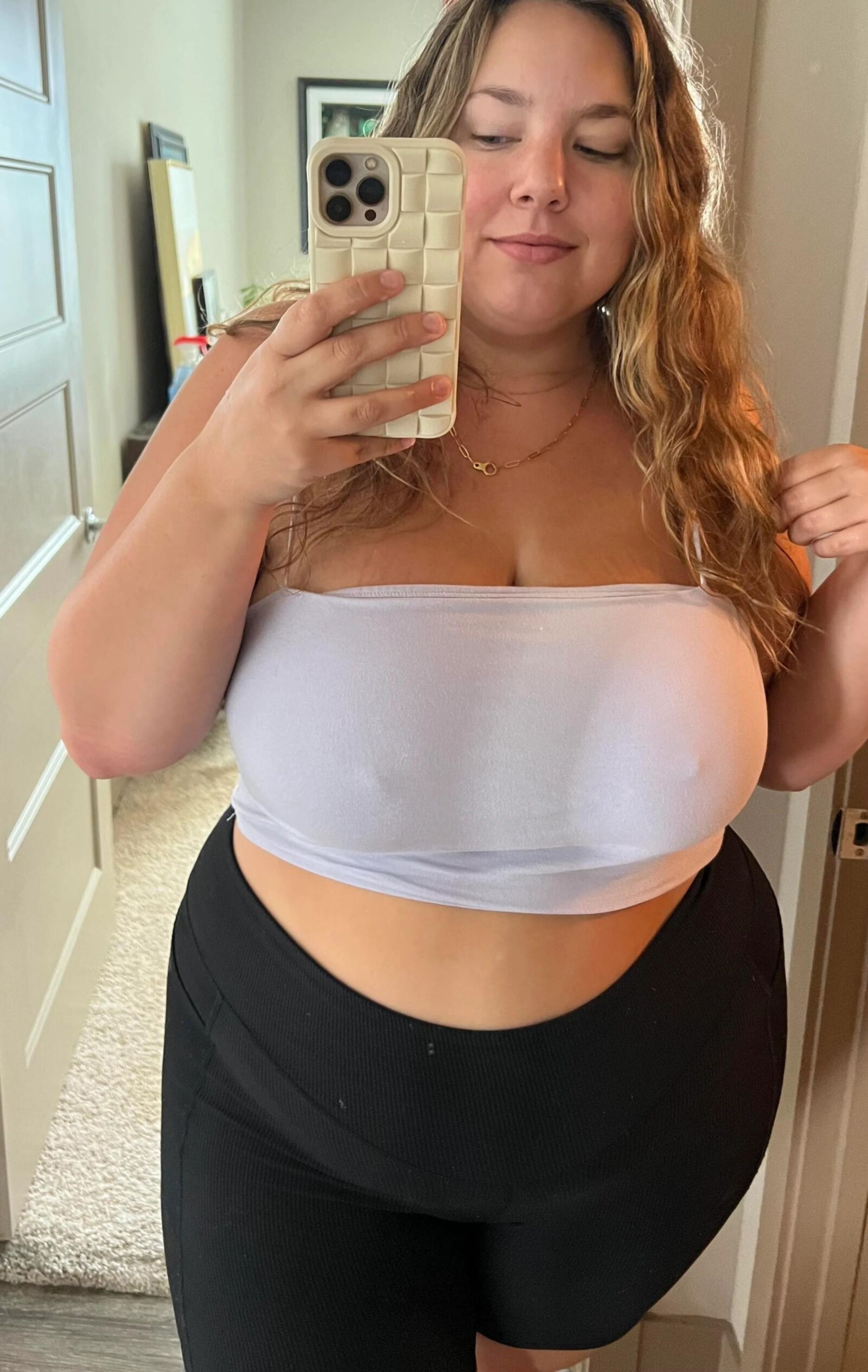 Bbw blonde slag with big saggy tits 