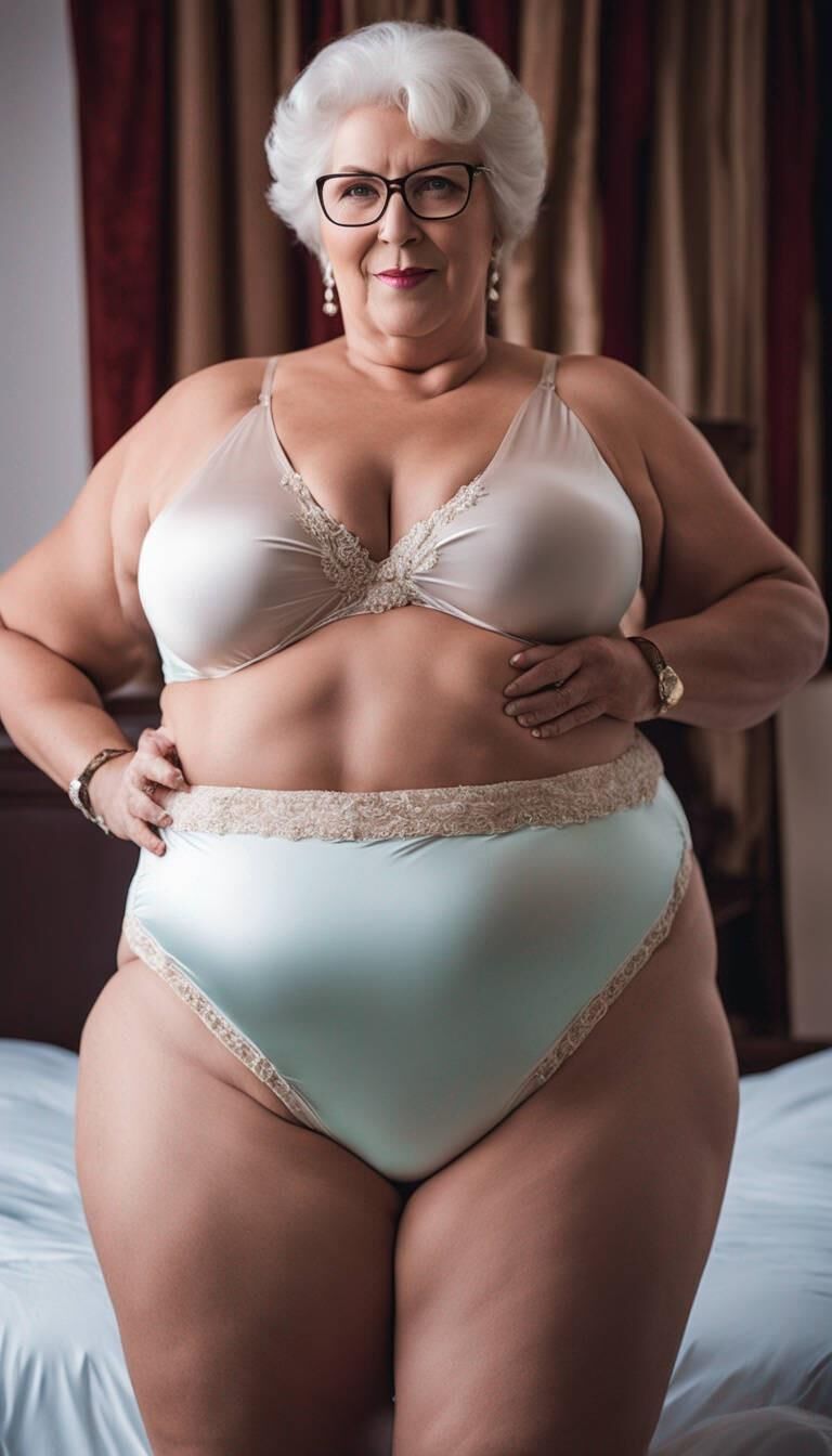 Ssbbw and Bbw Bra and Panty