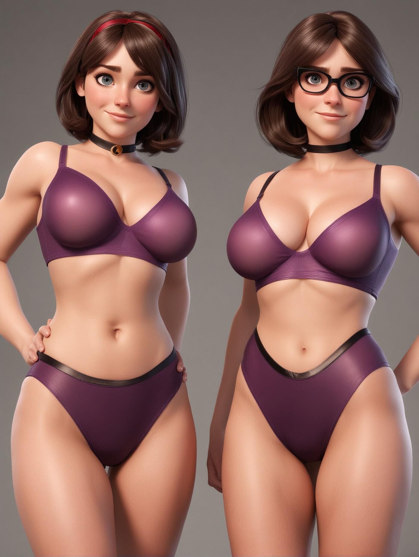 Helen and Violet Parr from the Incredibles 4