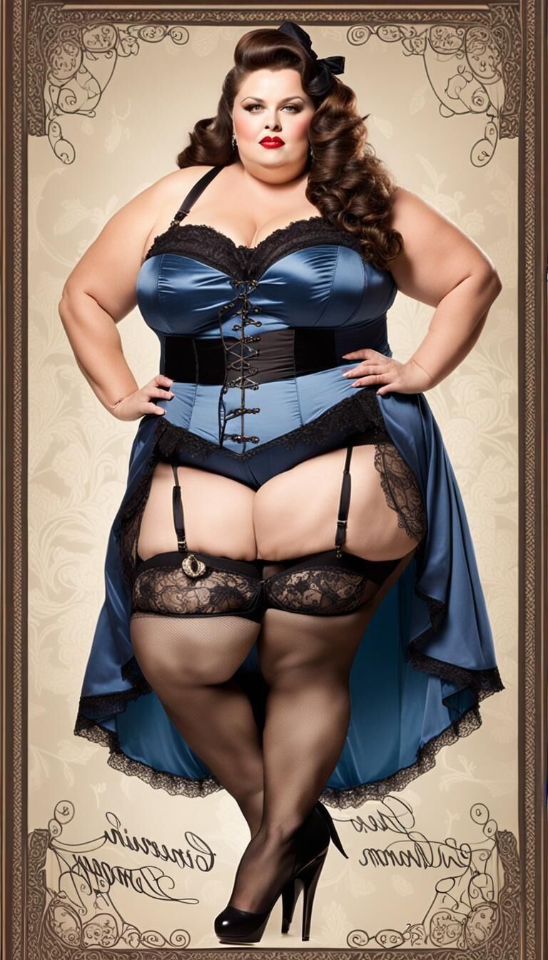 ランジェリーのSSBBW