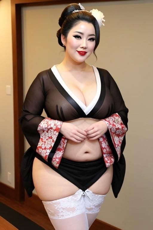 AI Generated Chubby Geisha