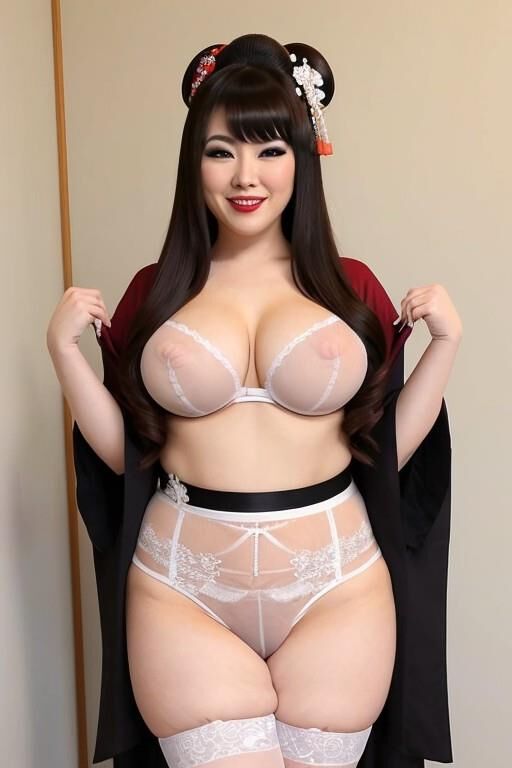 AI Generated Chubby Geisha