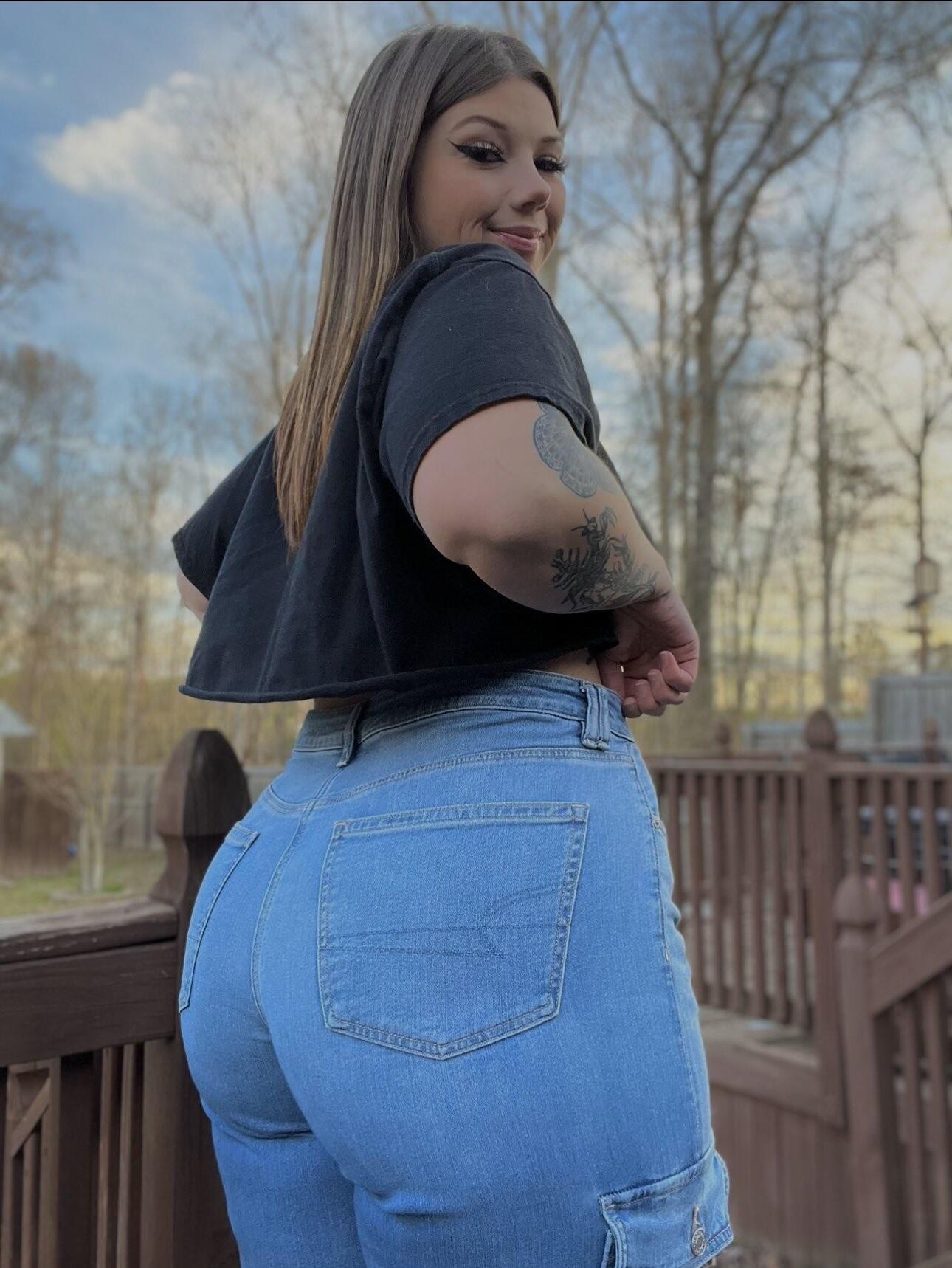 Carrie Bunda Enorme Tetas Beleza BBW Youtuber Garota Tiros Mistos