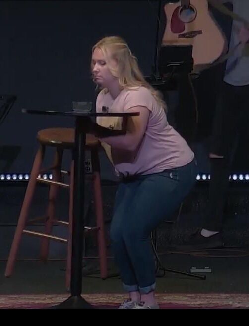 thick hot blonde superslut ashley from church