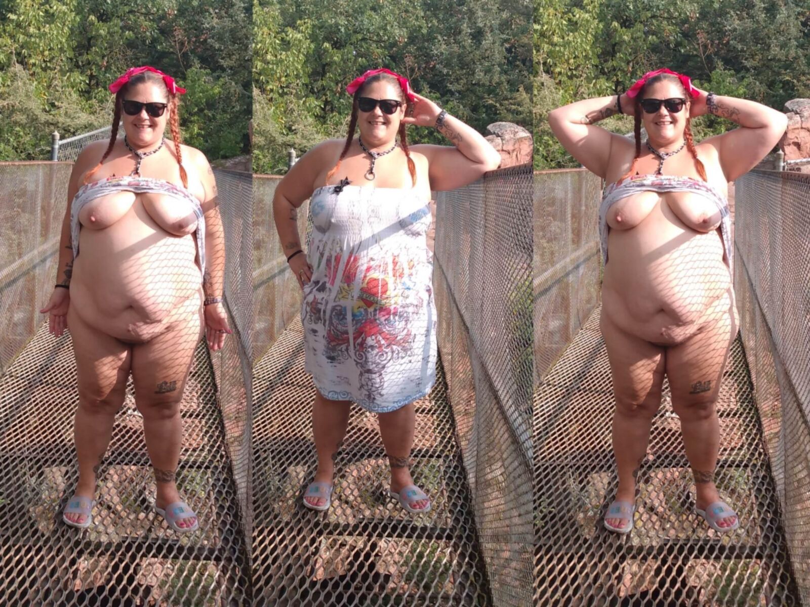 BBW brat PoppyJay dressed undressed 