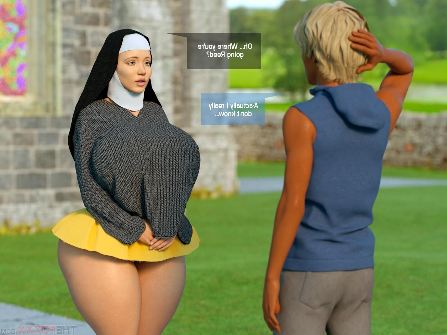 COMIC (Hot Nun Caught in Sin)