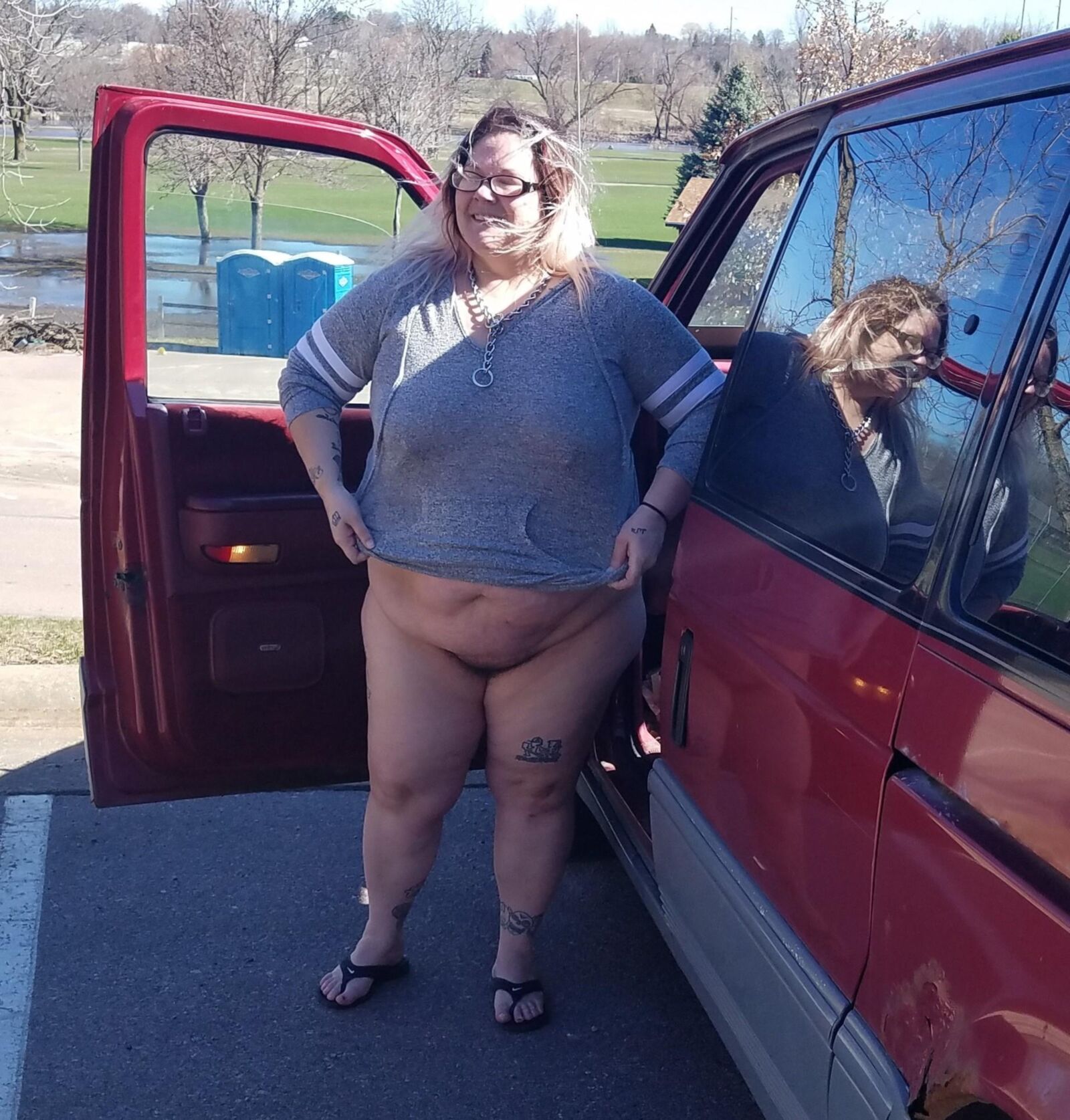 BBW pirralho PoppyJay alguns candids