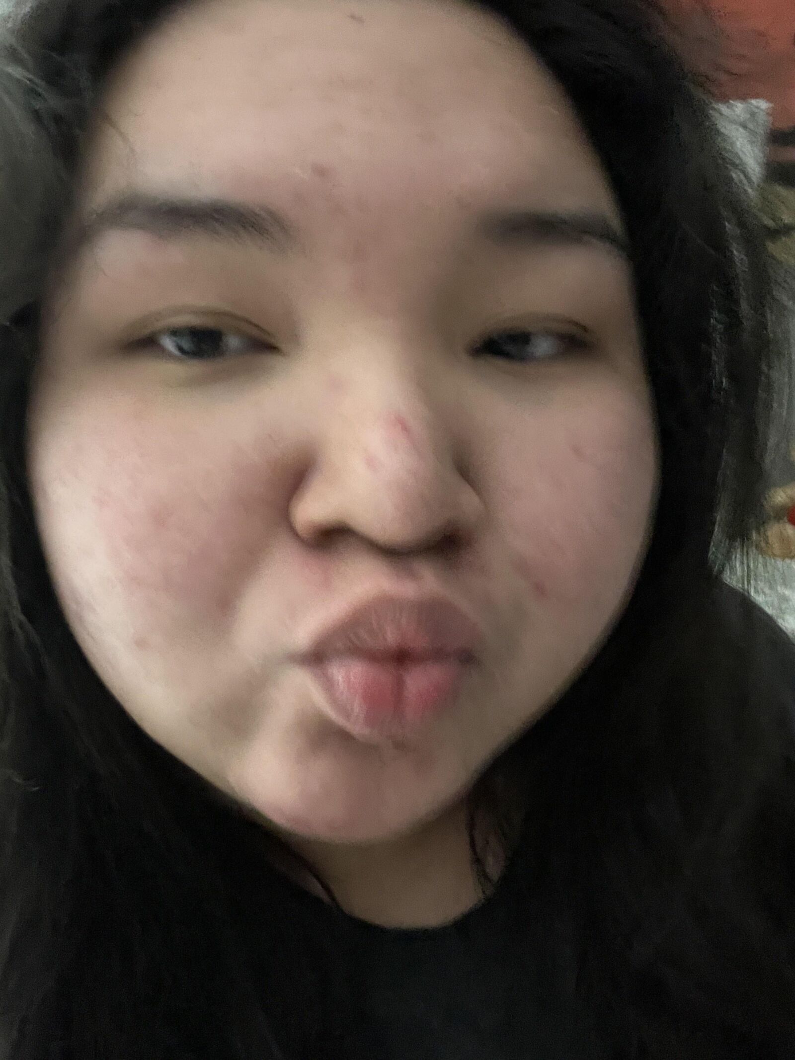 Fat ugly whore wants cum on her lips