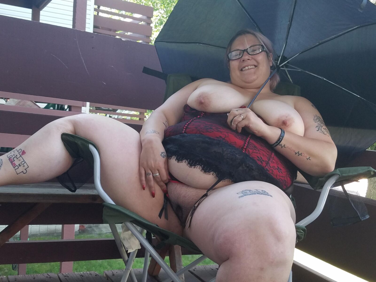 BBW Braat Poppyjay Sexy lá fora