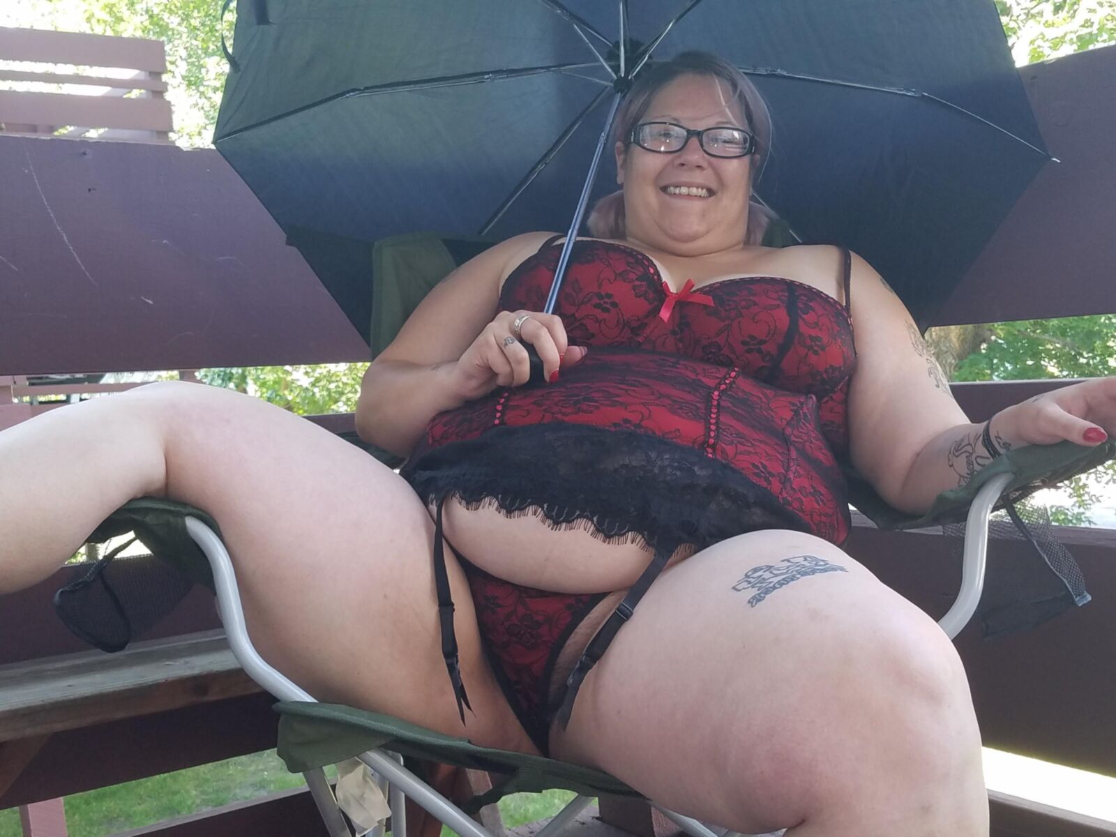 BBW Braat Poppyjay Sexy lá fora