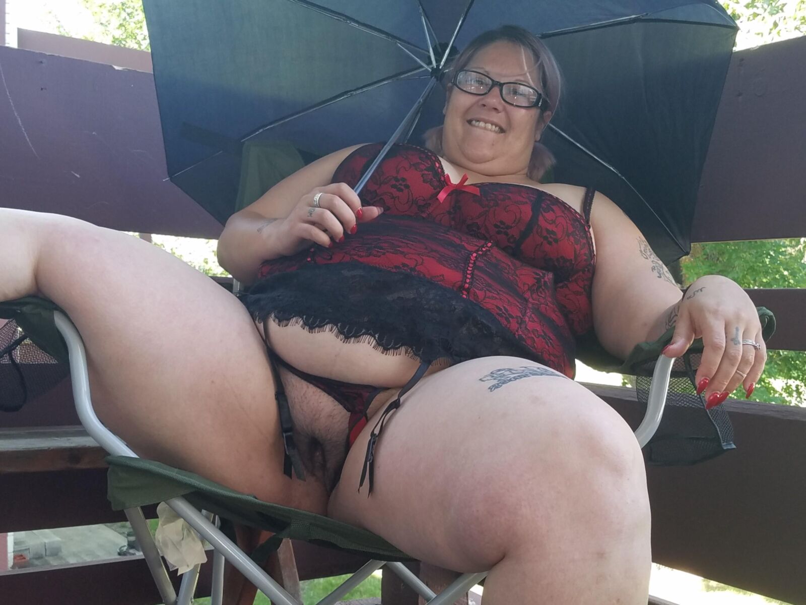 BBW Braat Poppyjay Sexy lá fora