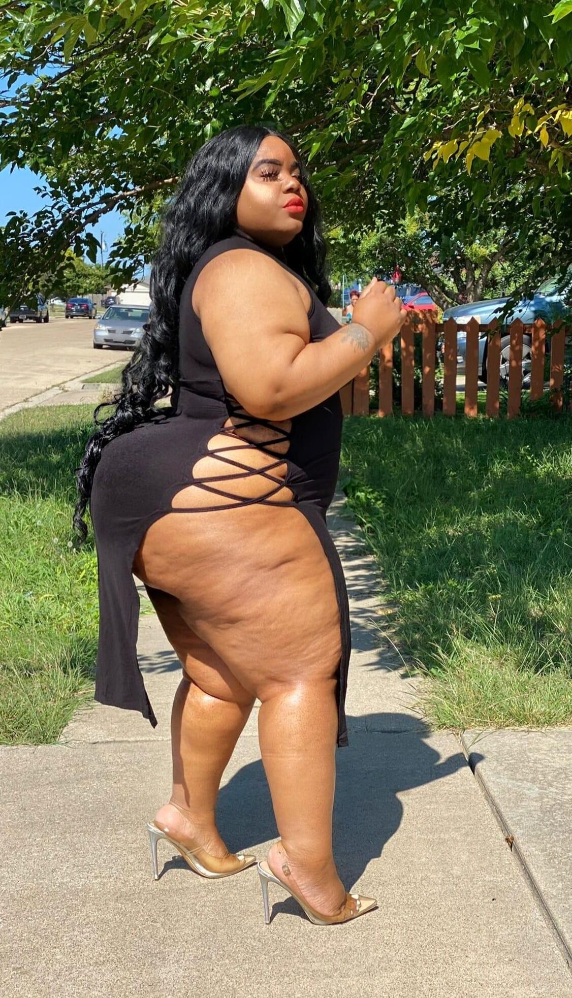 BBW de ébano sexy