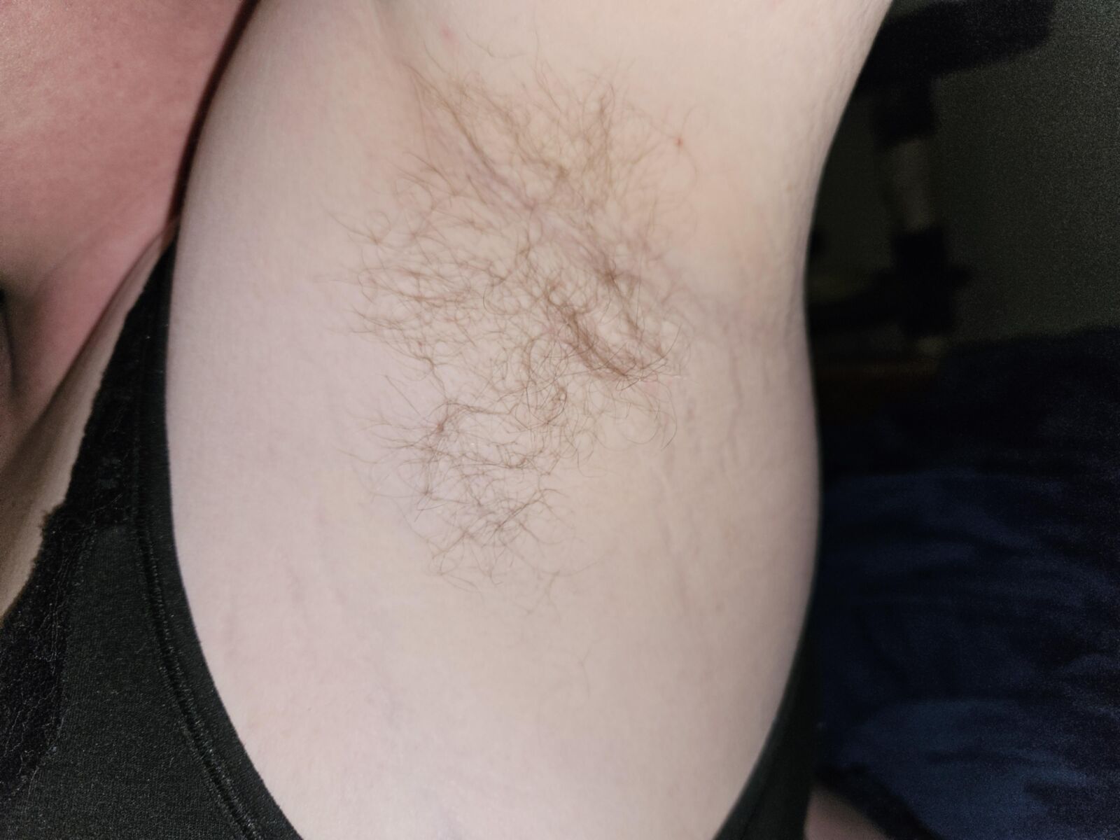 Wife's fuzzy pits.