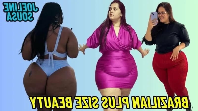 Joeline enorme bunda beleza brasileira tiktoker bbw garota misturada quente sh