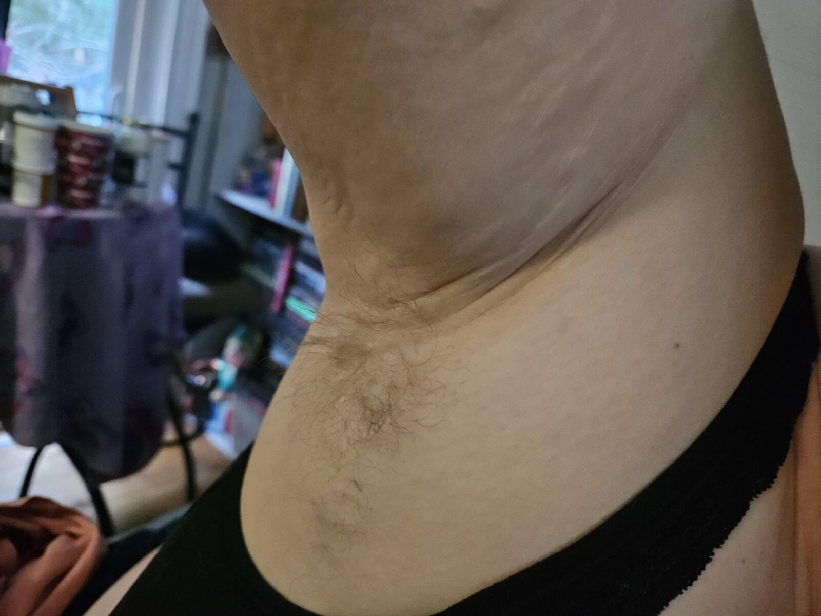 Wife's fuzzy pits.