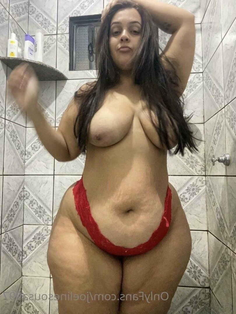 Joeline Huge Ass Beauty Brazilian Tiktoker BBW Girl Mixed Hot Sh