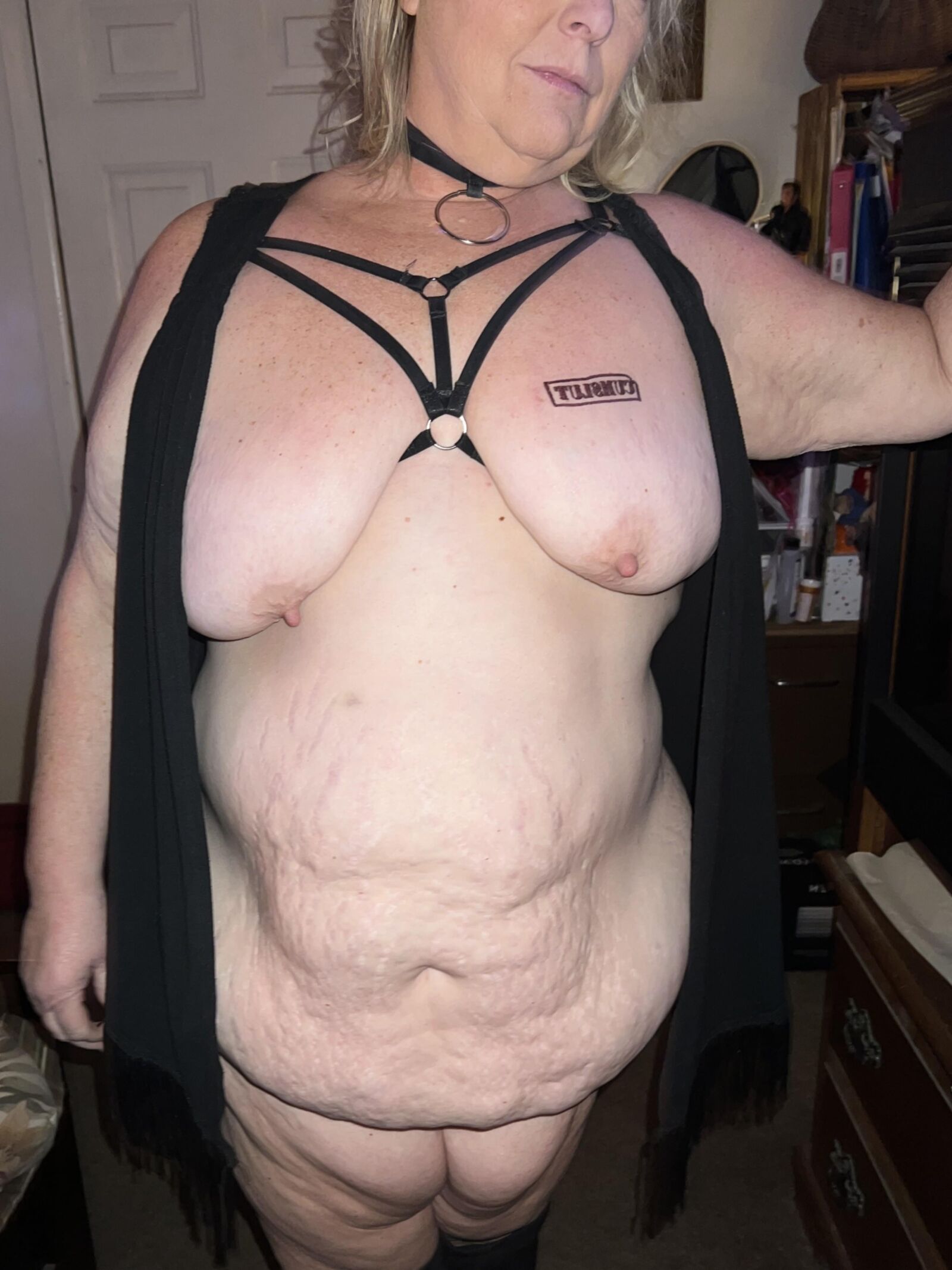 My BBW wife's big belly