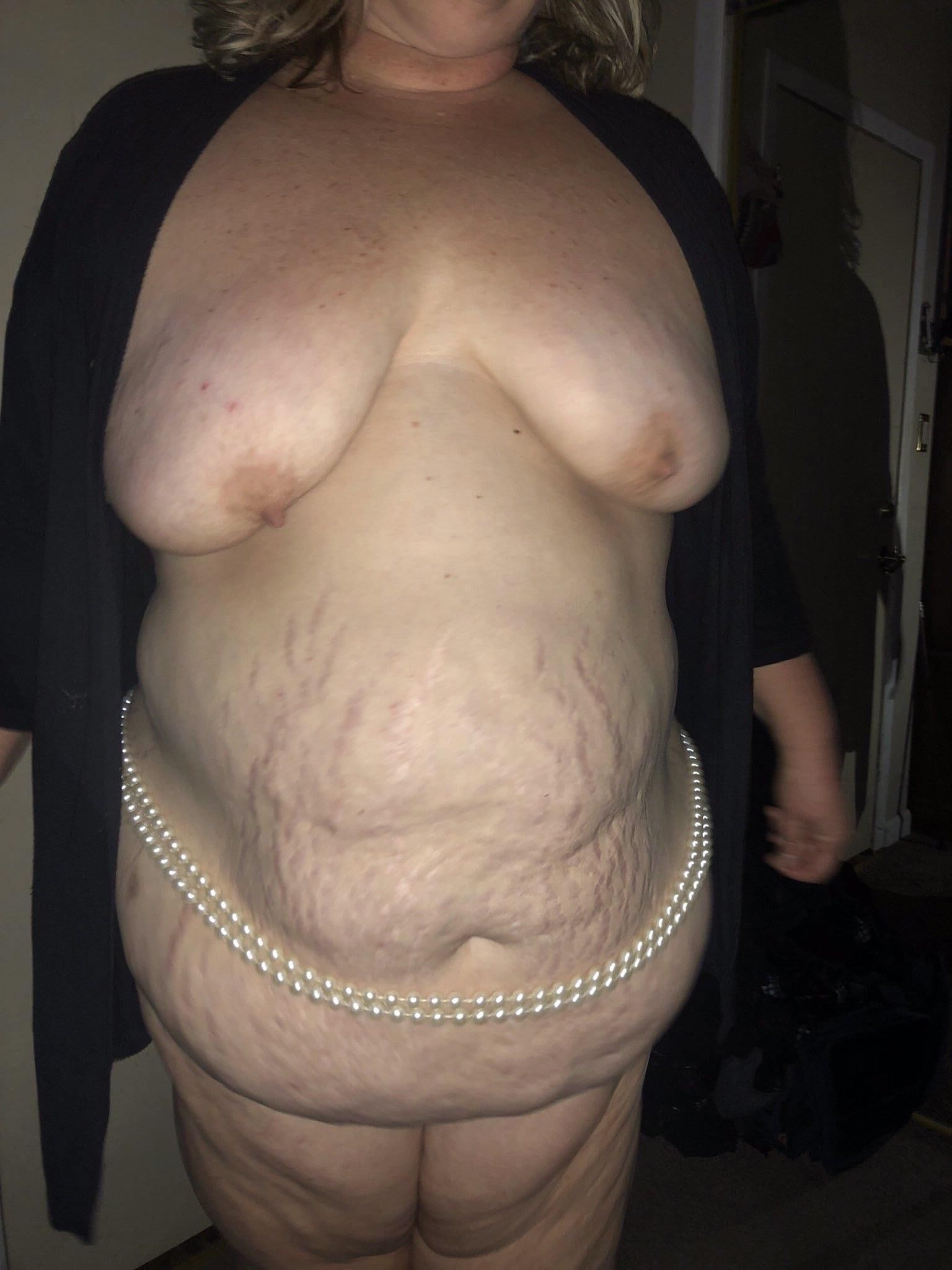 My BBW wife's big belly