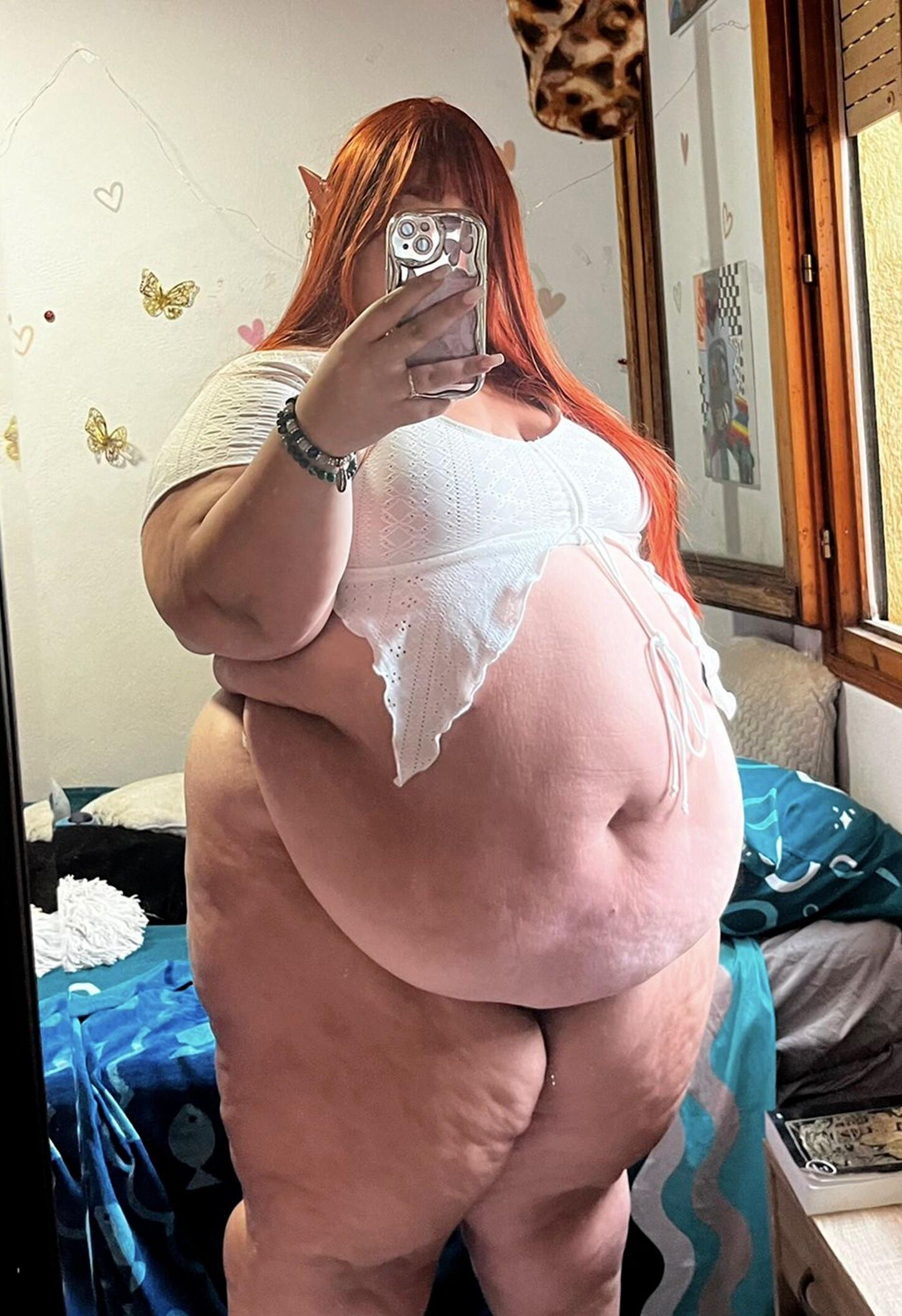 Obese Girls With Big Bellies Make Me Hard