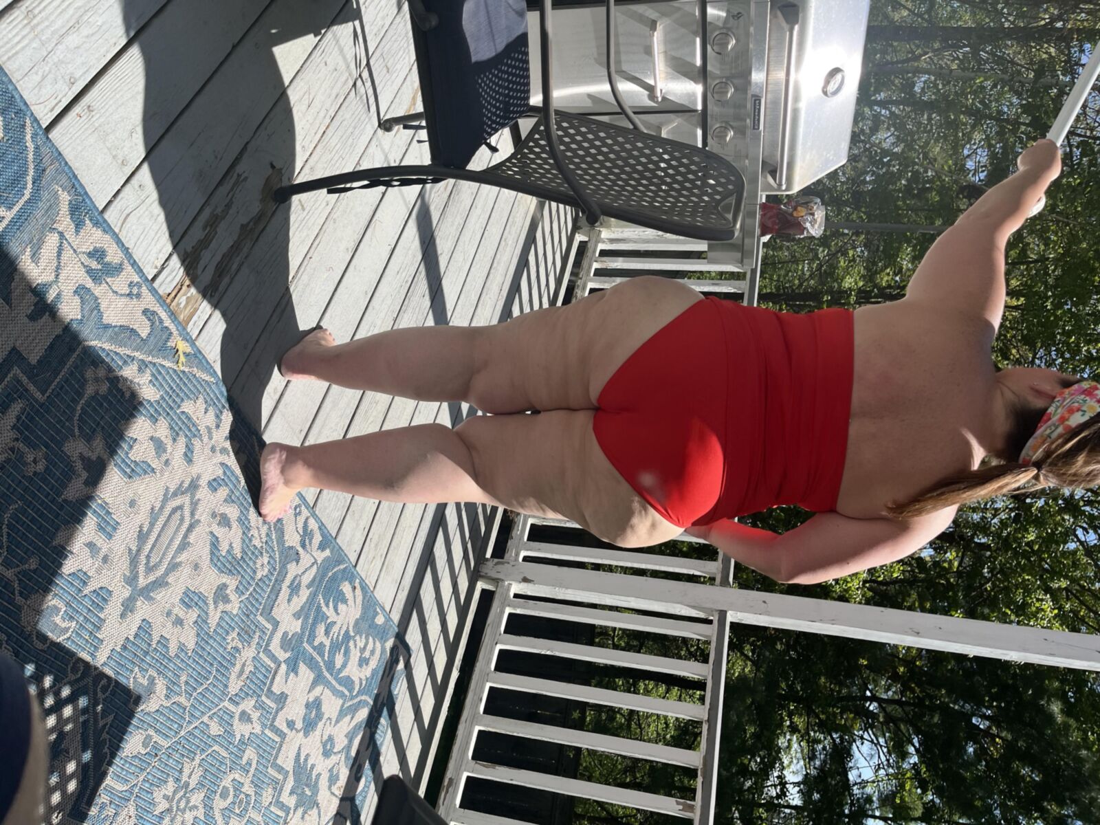 BBW Wife Fat Ass Bathing Suit