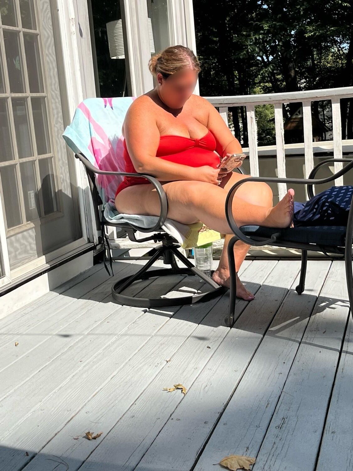 BBW Wife Fat Ass Bathing Suit