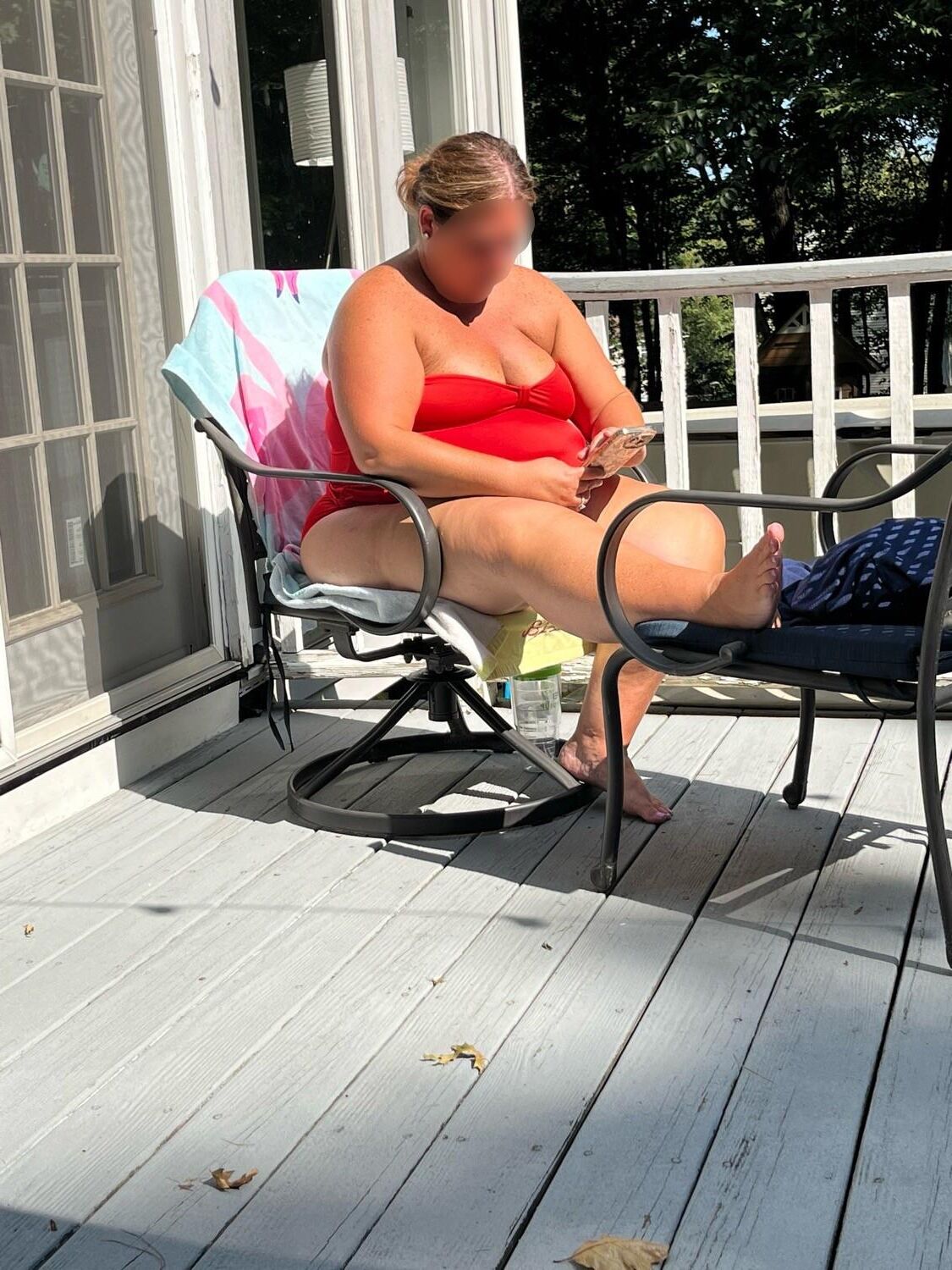 BBW Wife Fat Ass Bathing Suit