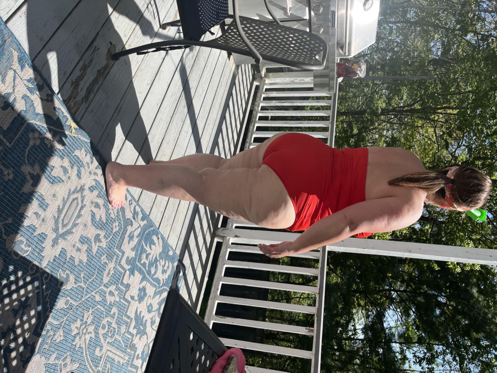 BBW Wife Fat Ass Bathing Suit