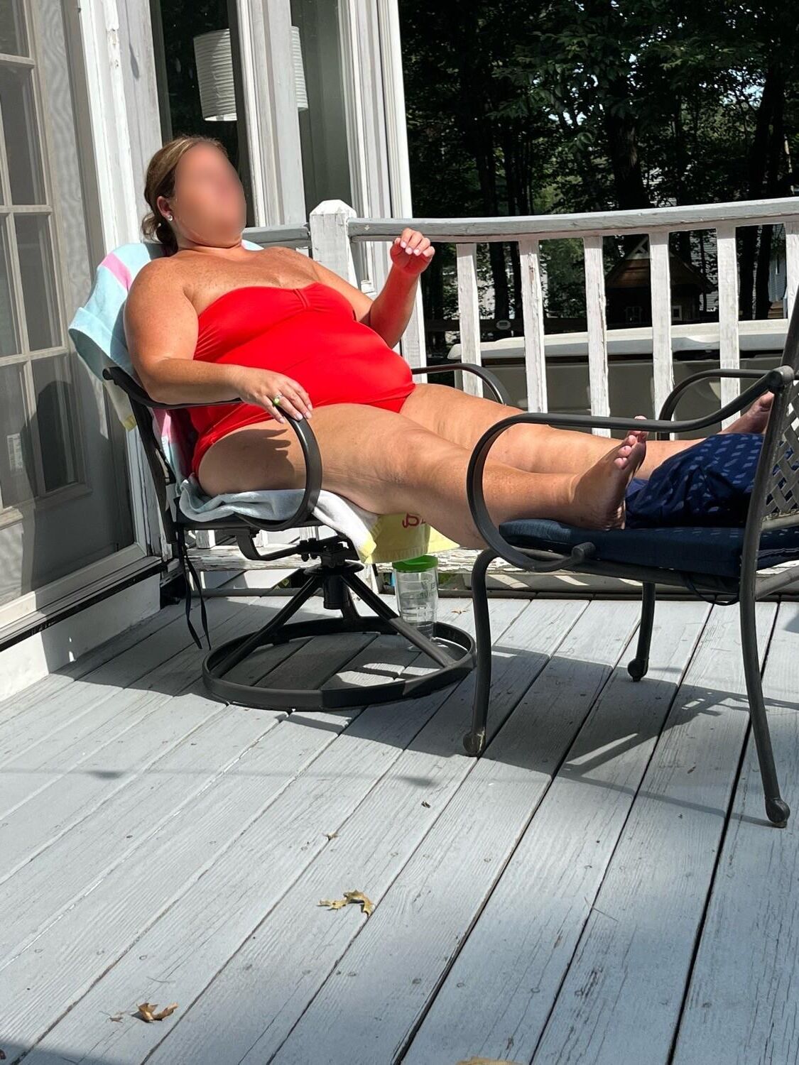 BBW Wife Fat Ass Bathing Suit