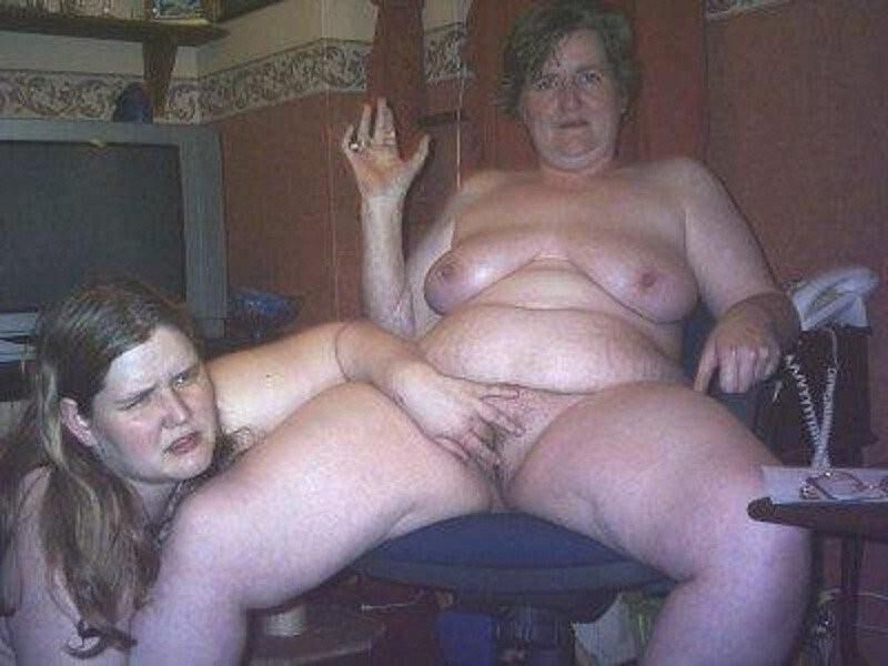 Mother and daughter both fat