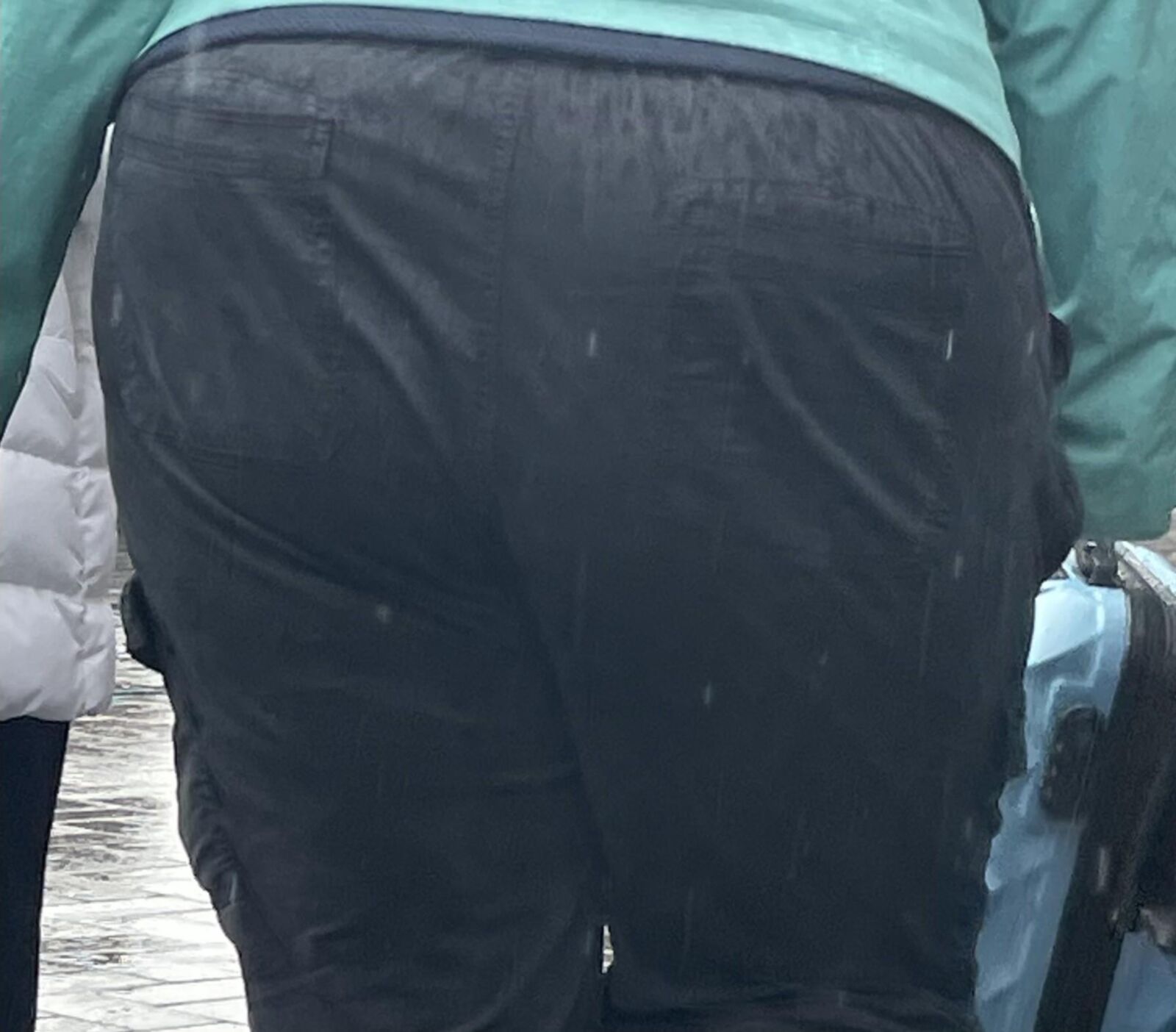 Wide butt cheeks