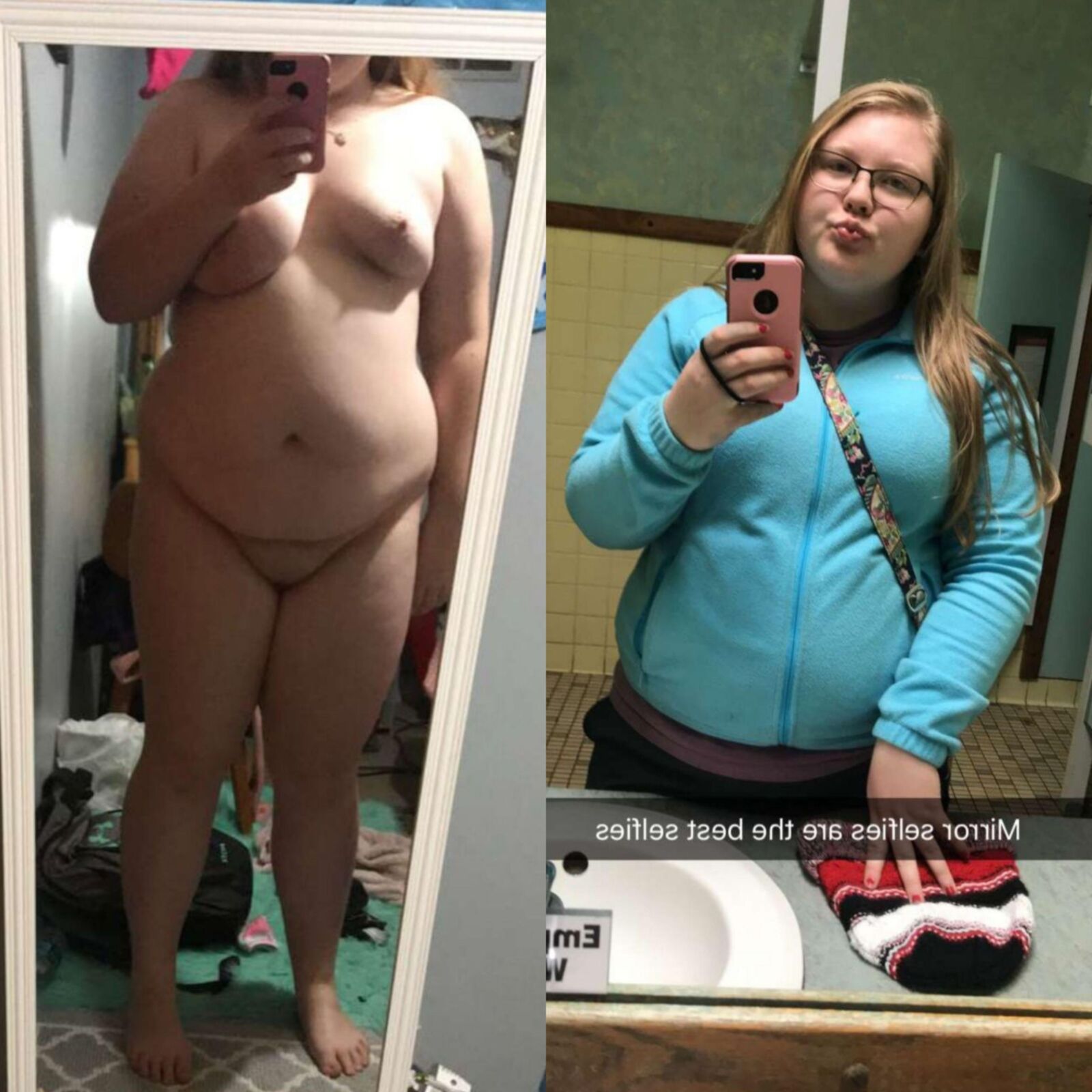 On/offs (clothed/nude selfies all body types)