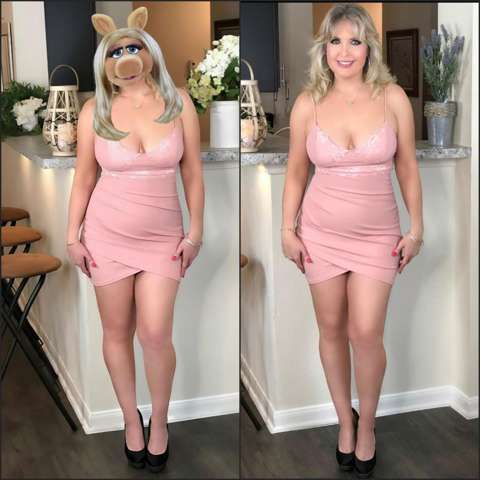 Miss Piggy Amateurs Before AND After