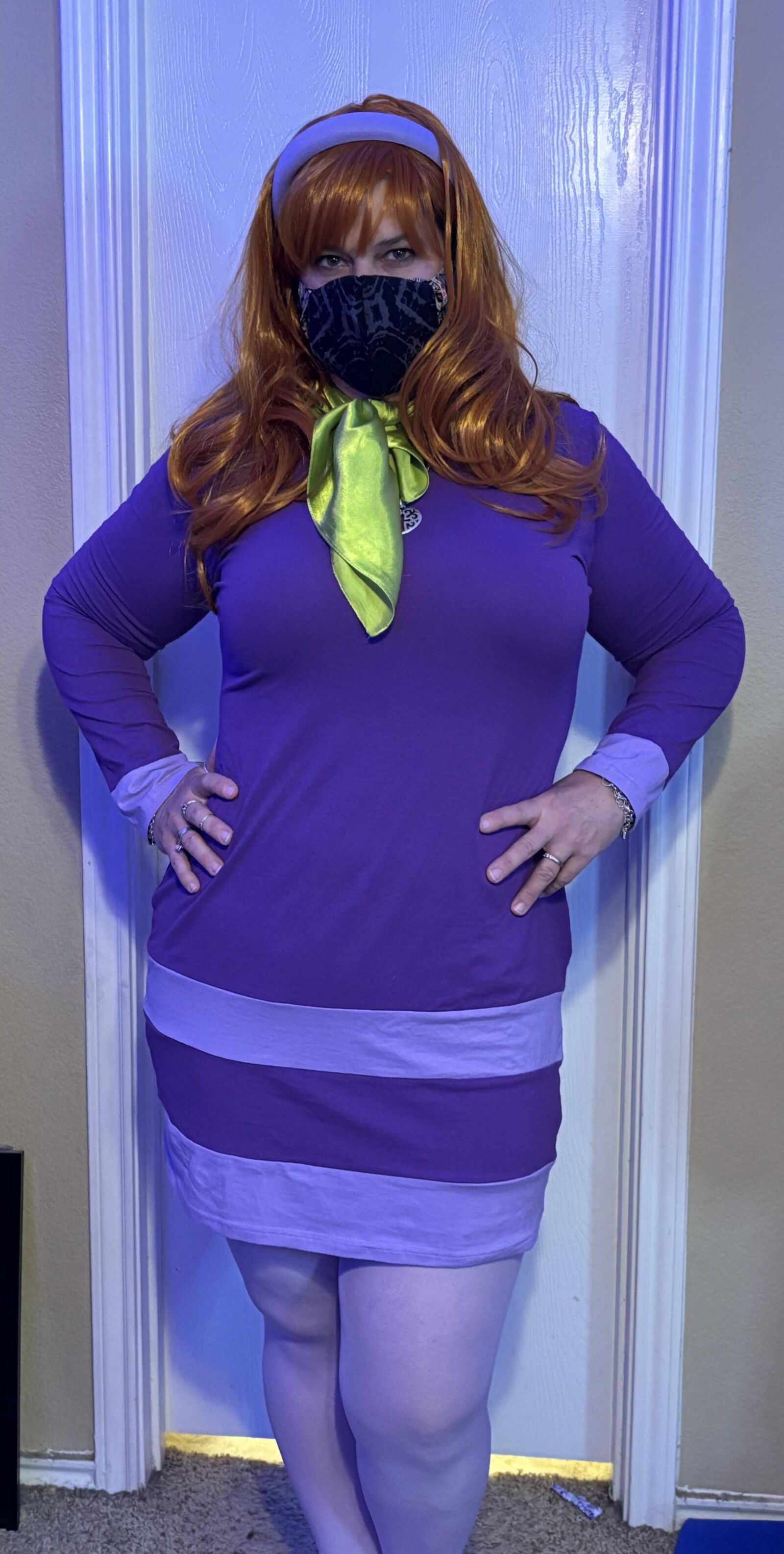 Esposa cosplay como Daphne