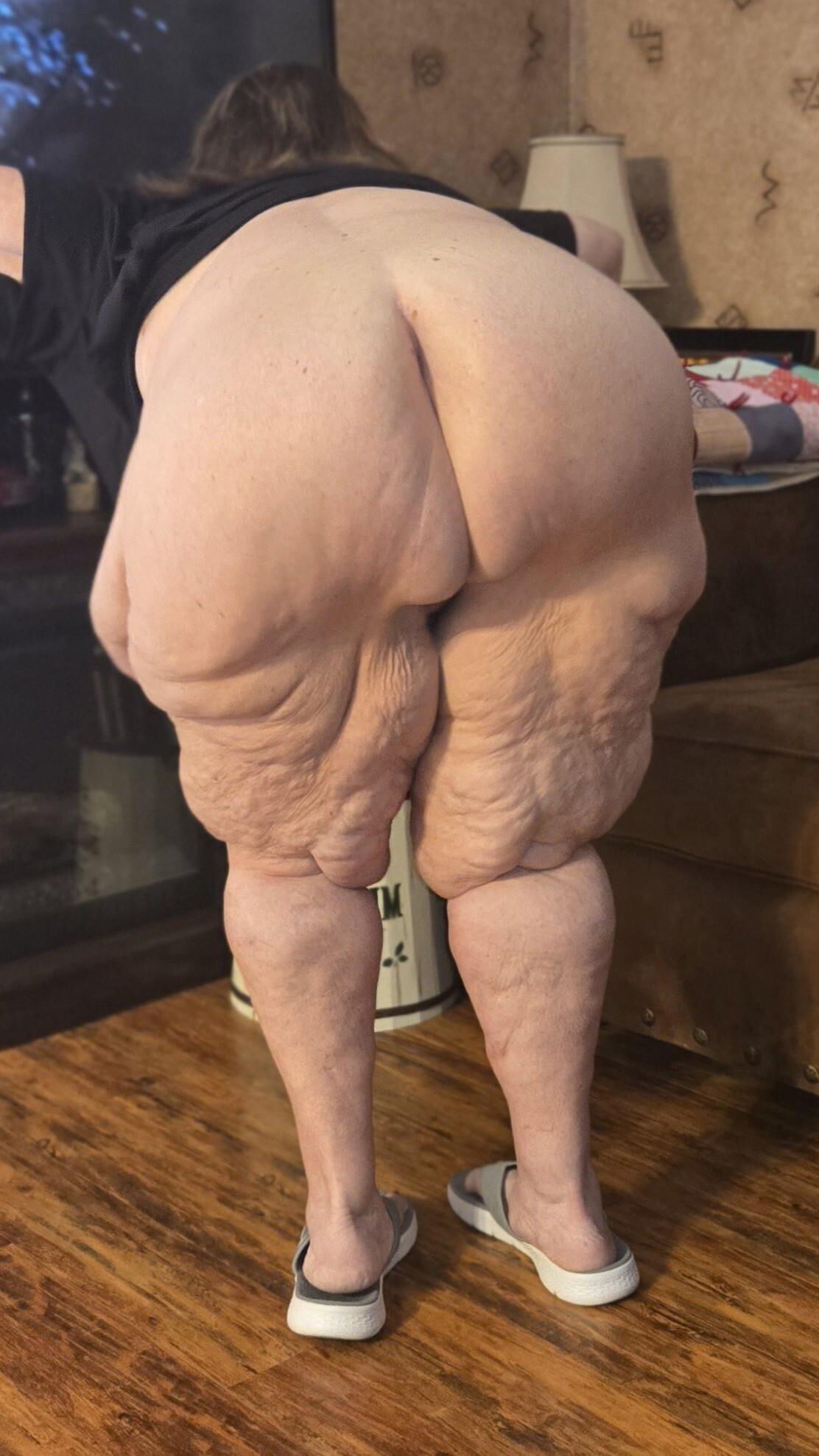 Bunda e pernas da esposa da BBW