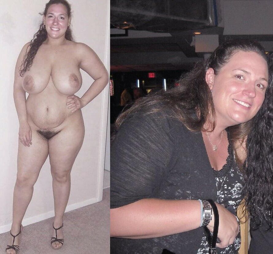 服を着ていない服を着ていないBBWの女性の素敵なコレクション