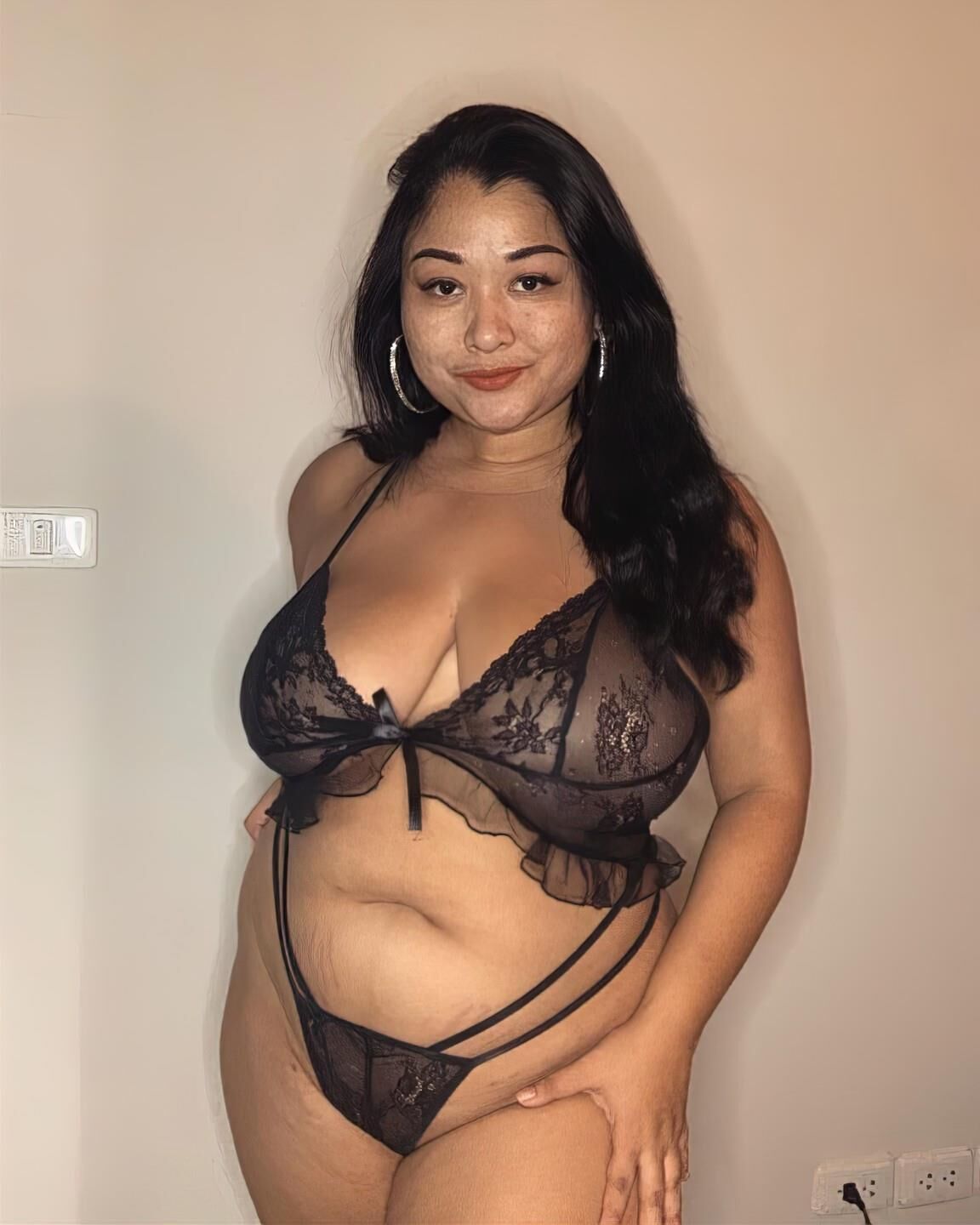 BBW азиаты в смеси сексуального нижнего белья