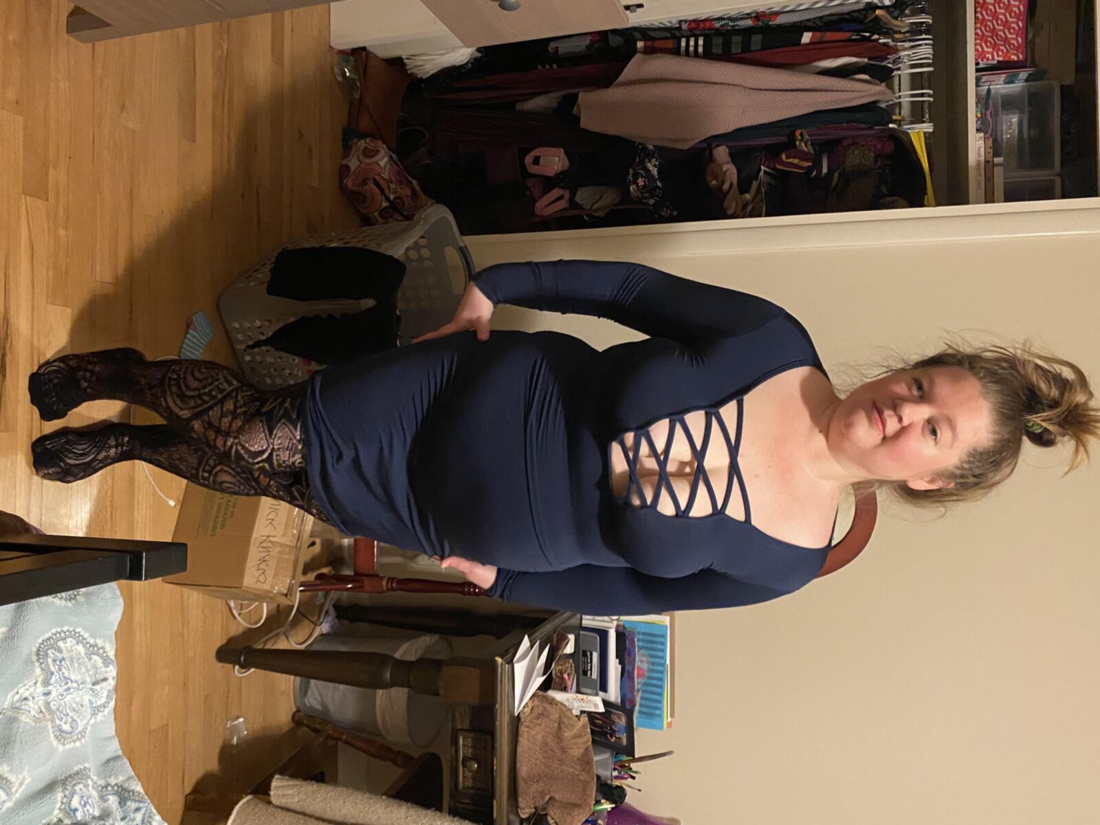 Exposed milf fuck toy with big saggy tits and fat ass