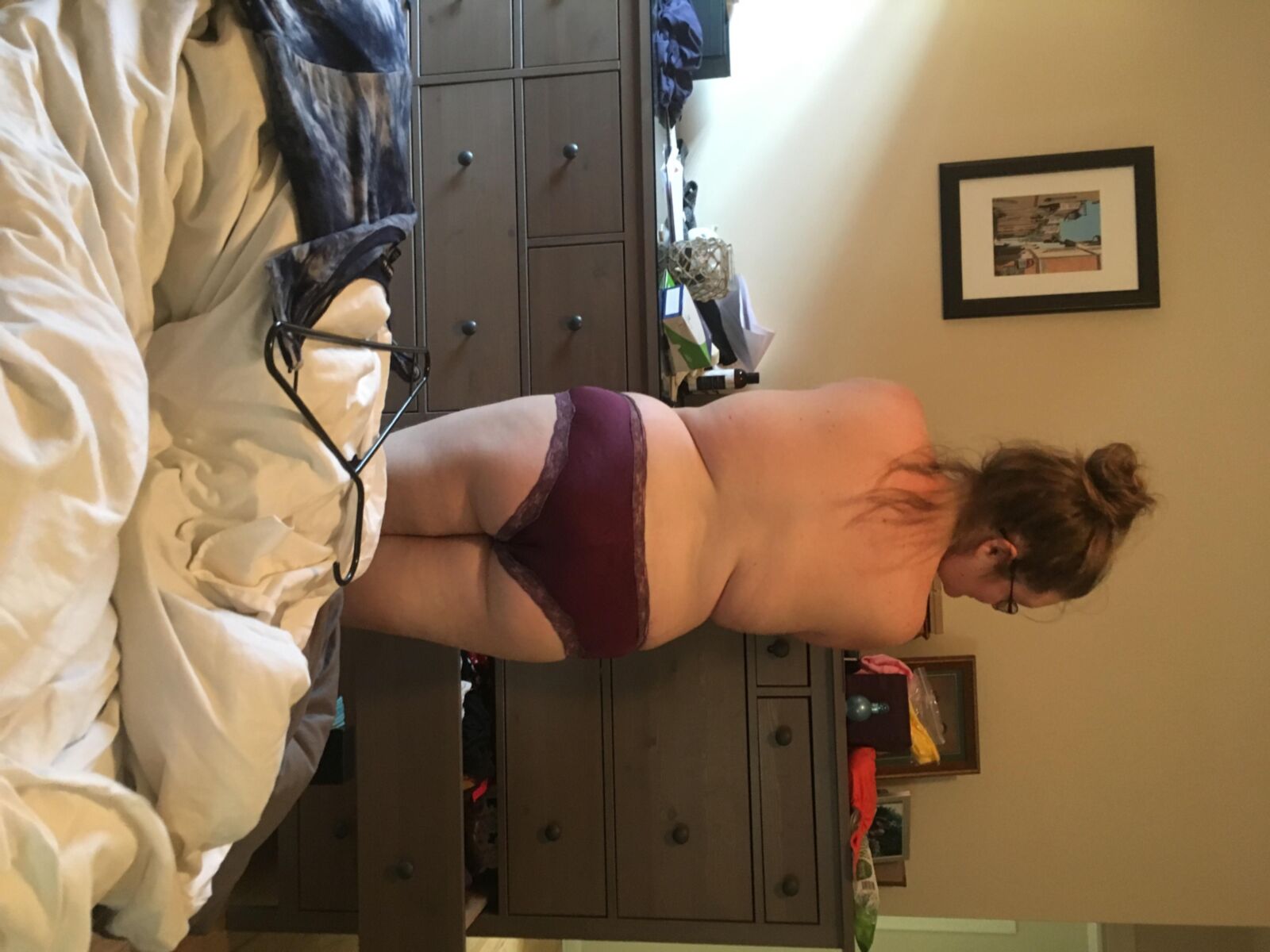 Exposed milf fuck toy with big saggy tits and fat ass